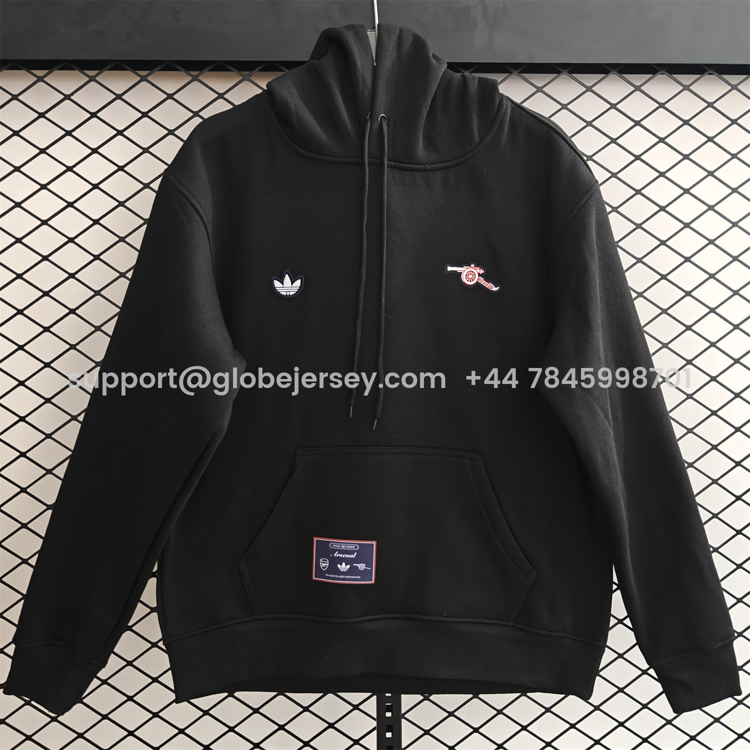 GlobeJersey-Arsenal 25-26 Originals Terrace Icon Unisex Pullover Hoodie