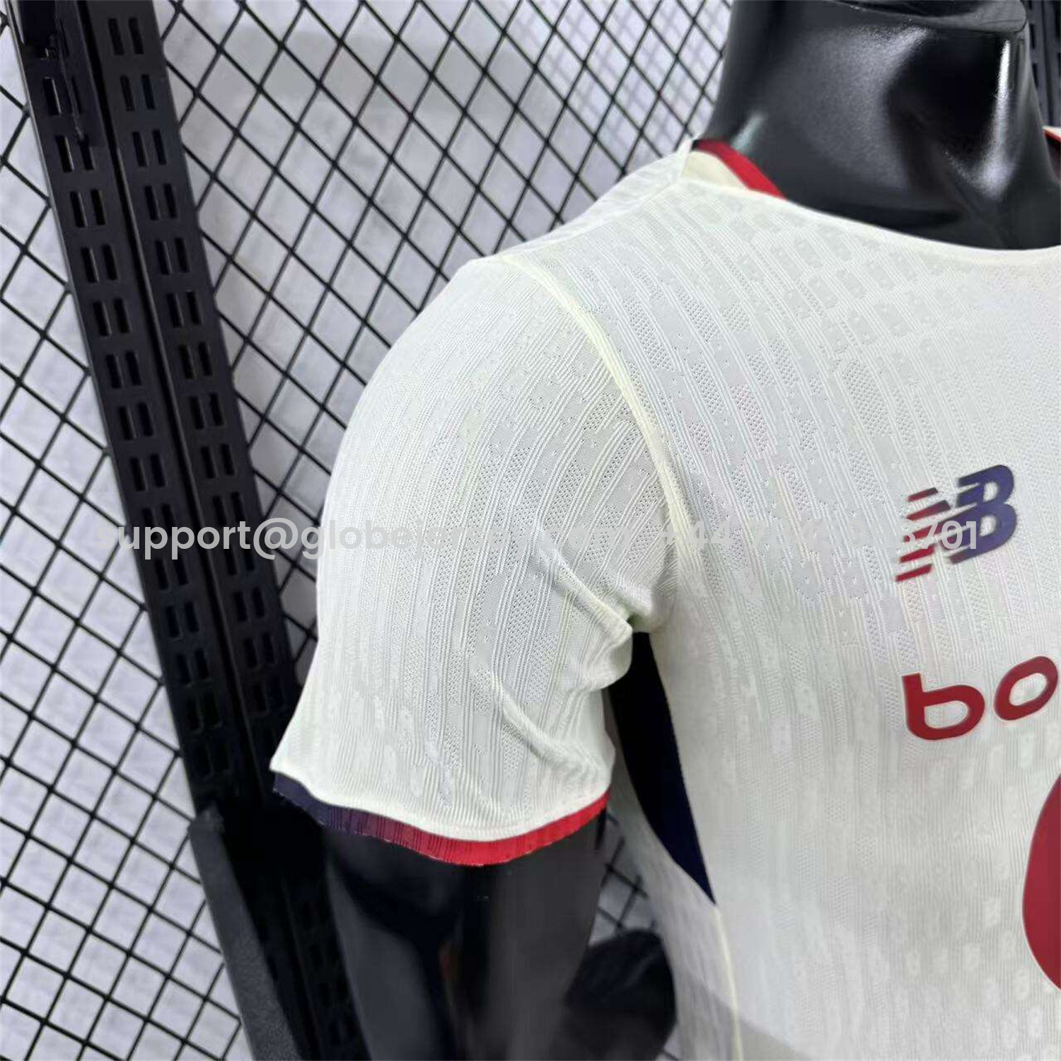 GlobeJersey-Lille 25-26 Away White Jersey - Player Version
