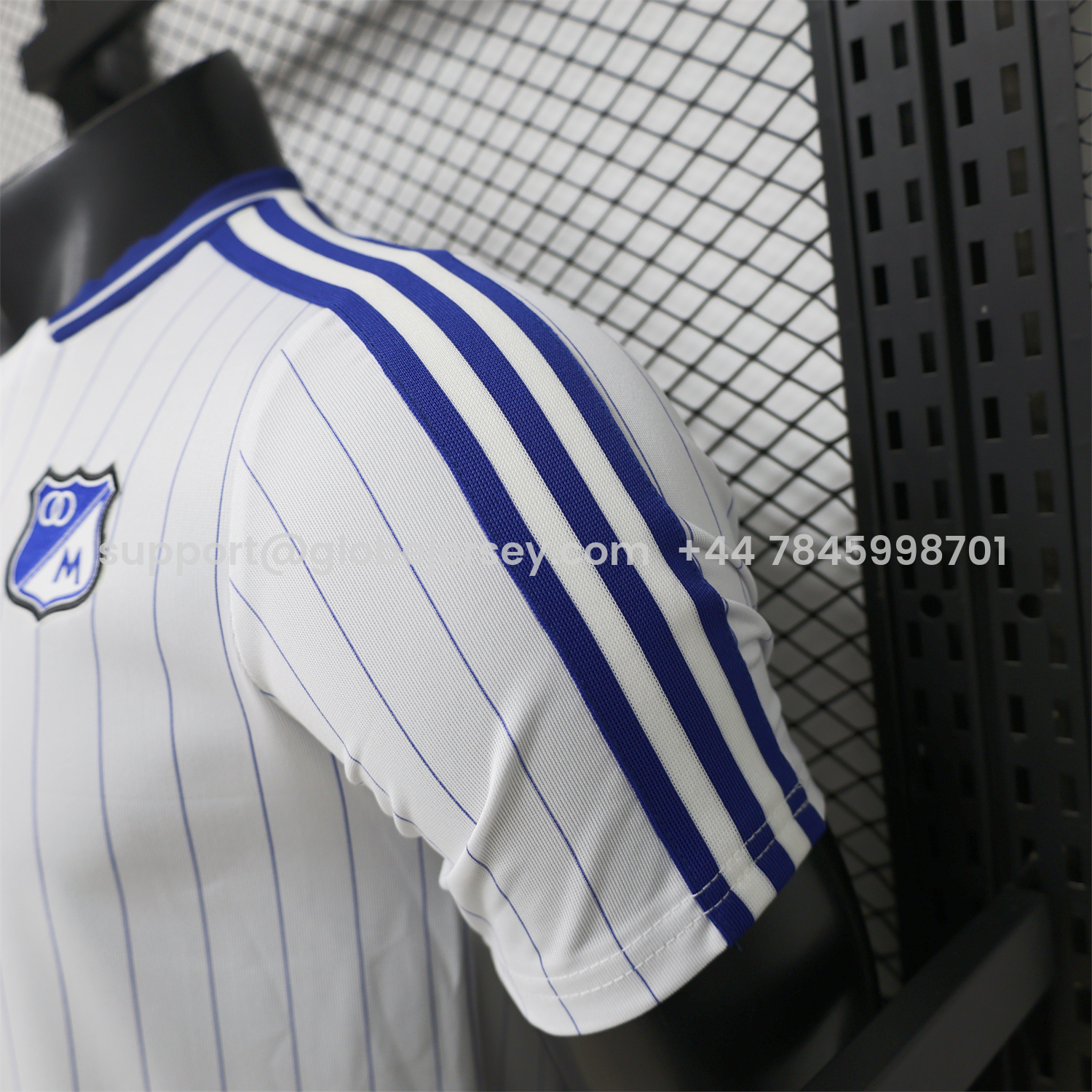 GlobeJersey-Millonarios 2026 Retro Style Casual Jersey - Player Version