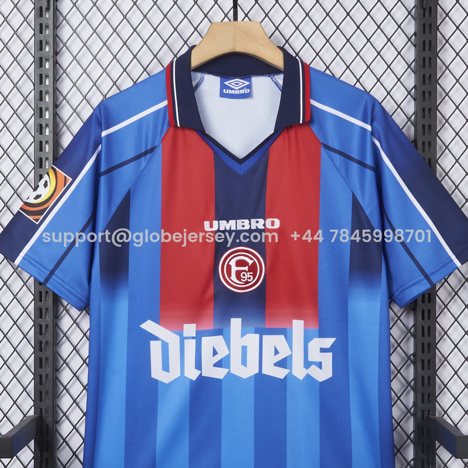 GlobeJersey-Retro Fortuna Düsseldorf 1997-98 Away Jersey