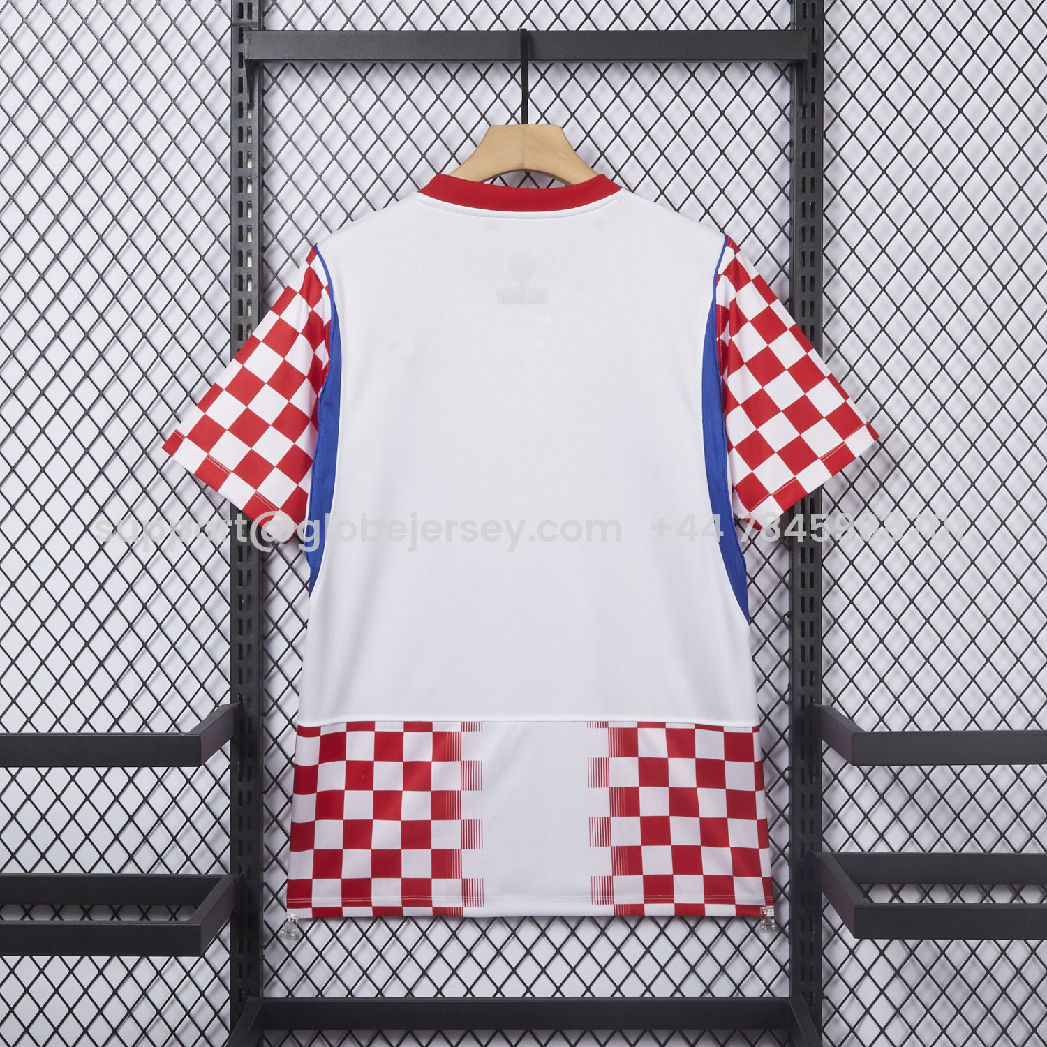 GlobeJersey-Croatia 2026 Home White And Red Jersey - Fans Version