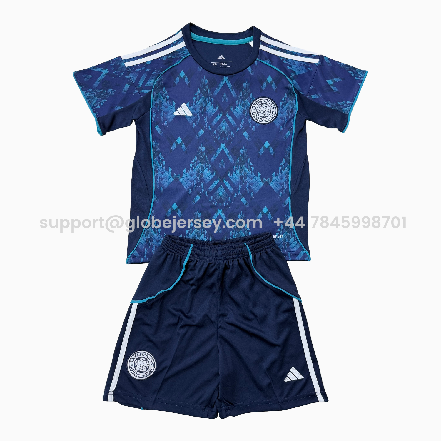 GlobeJersey-Leicester City 25-26 Away Kids Kit