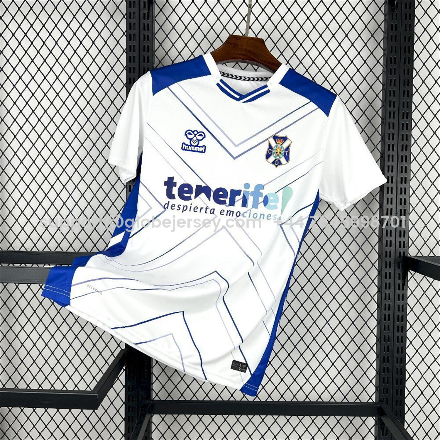 GlobeJersey-Tenerife 25-26 Home White Jersey - Fans Version