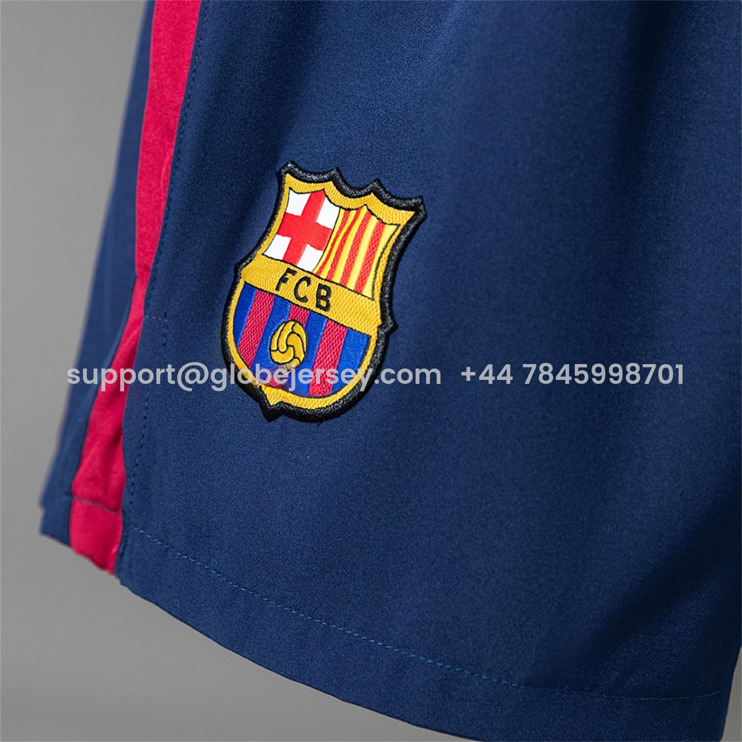 GlobeJersey-Retro Barcelona 2014-15 Home Shorts