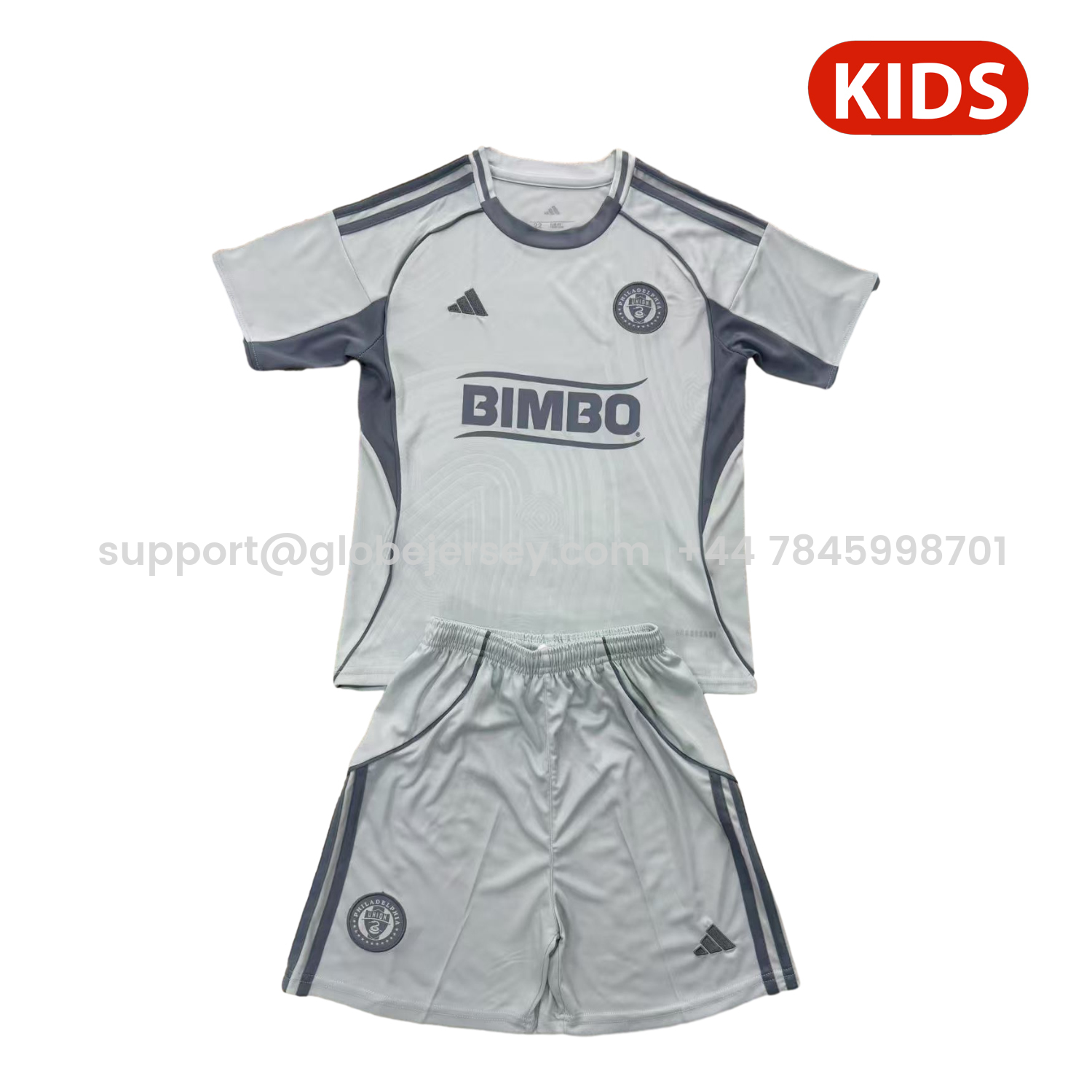 GlobeJersey-Philadelphia Union 25-26 Pre-Match Training Kids Kit