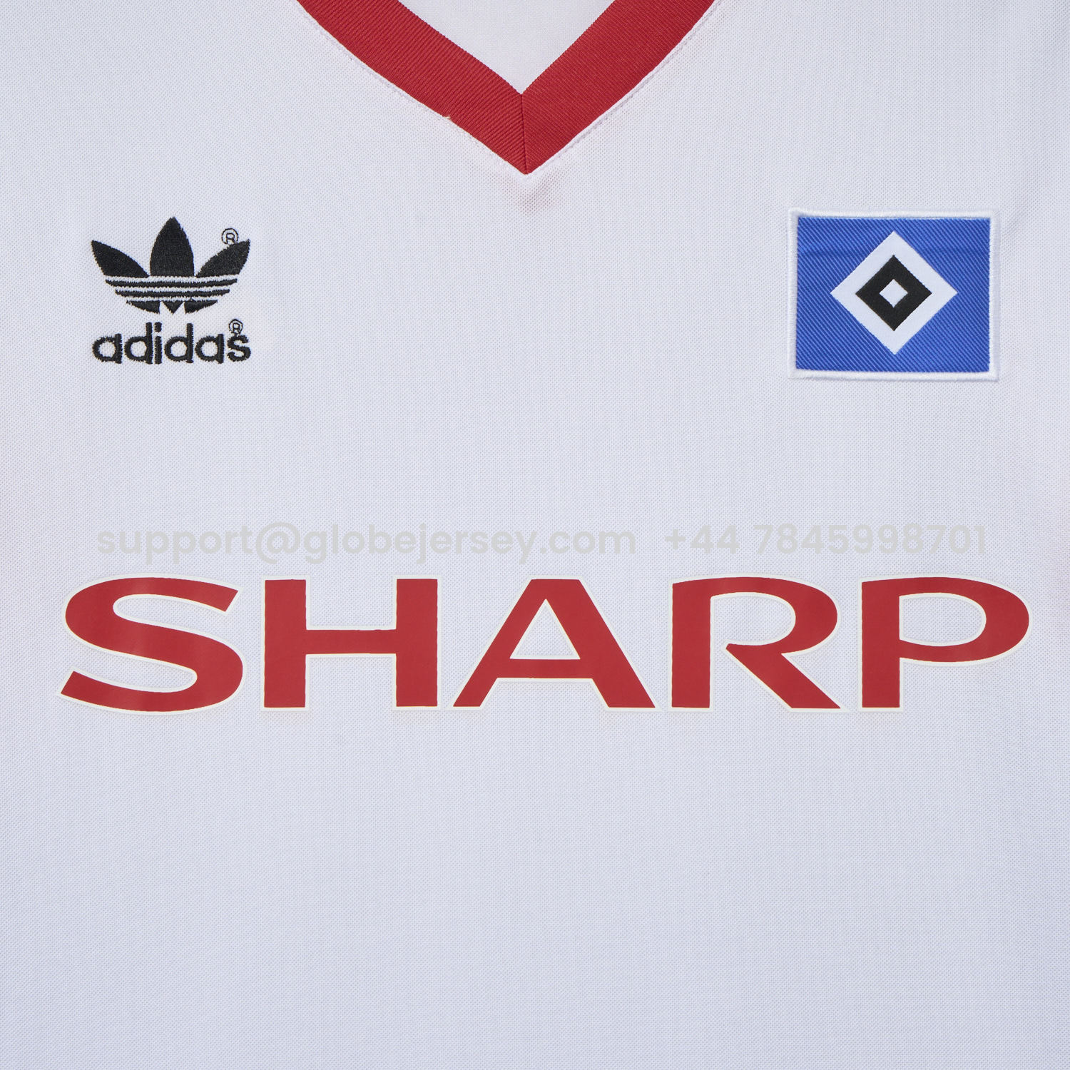 GlobeJersey-Retro Hamburger SV 1988 Home Jersey