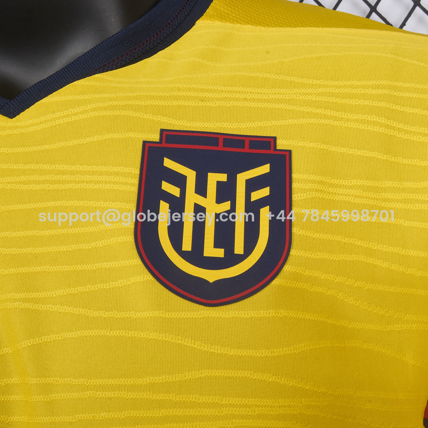 GlobeJersey-Ecuador 2026 Home Yellow Jersey - Player Version