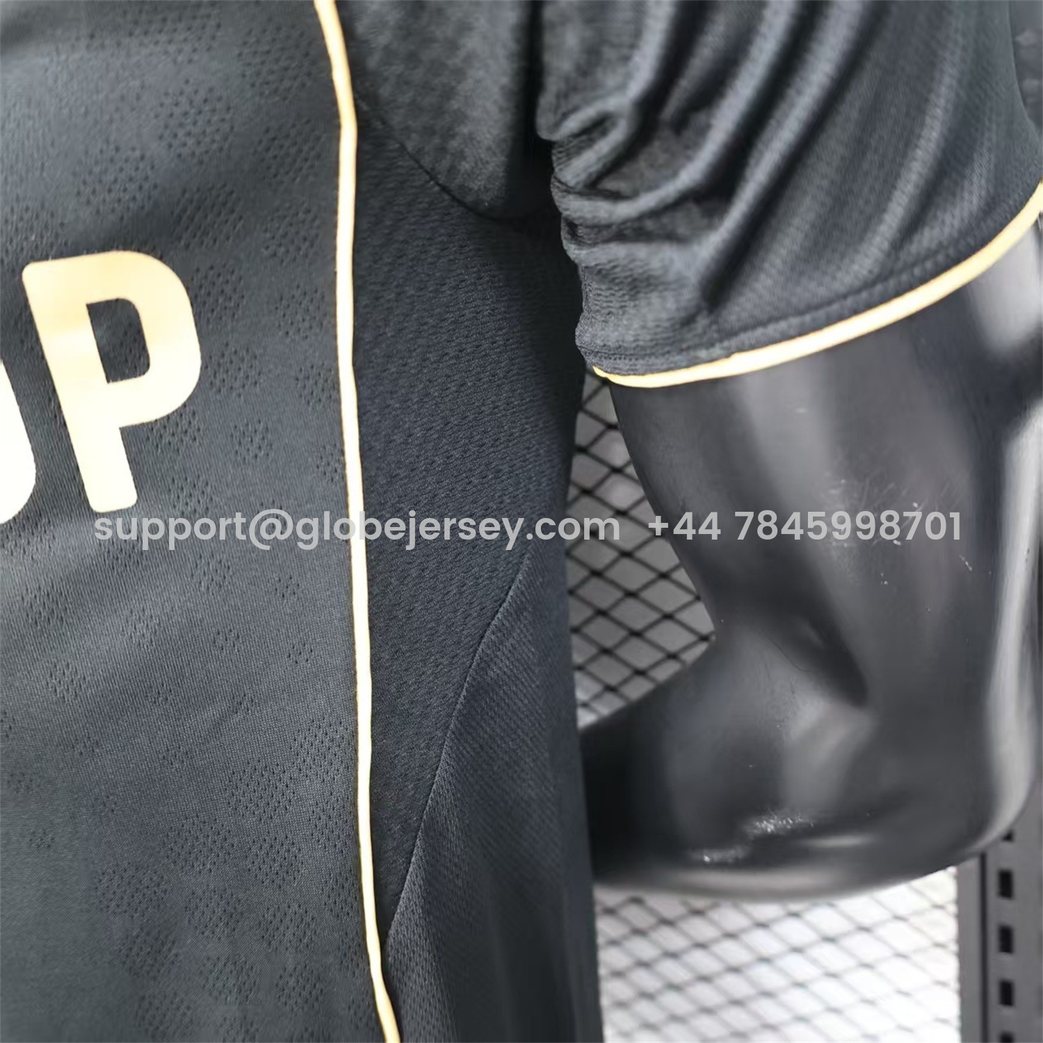 GlobeJersey-Fulham 25-26 Third Black Jersey - Player Version