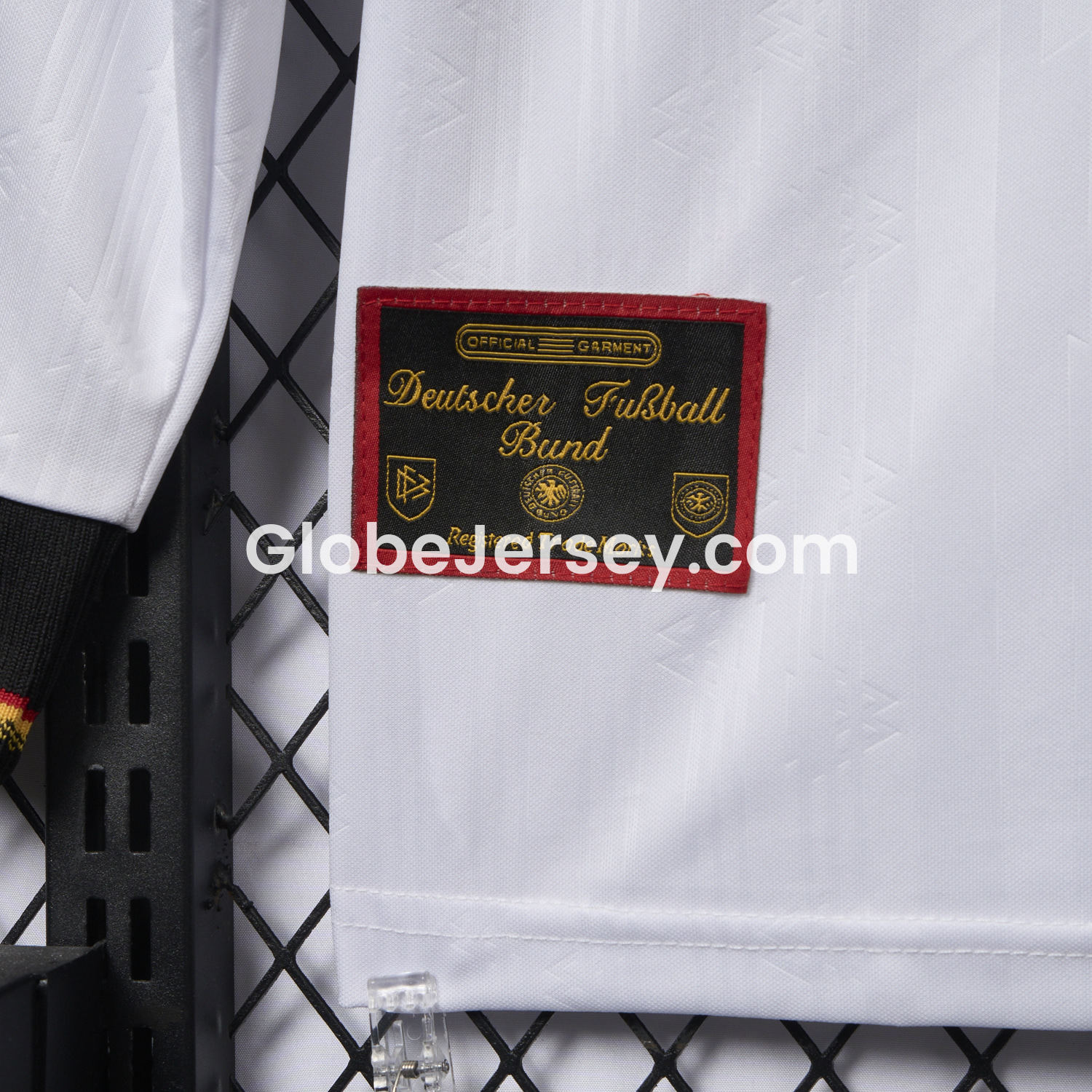 GlobeJersey-Retro Germany 1996 Home Long Sleeves Jersey