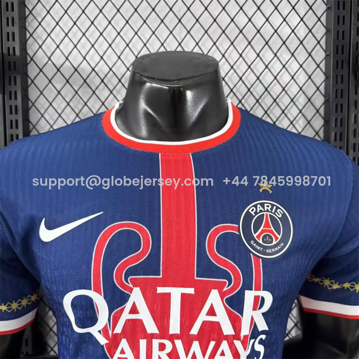 GlobeJersey-Paris Saint-Germain PSG 25-26 Red Trophy Special Edition Jersey With Star - Player Version