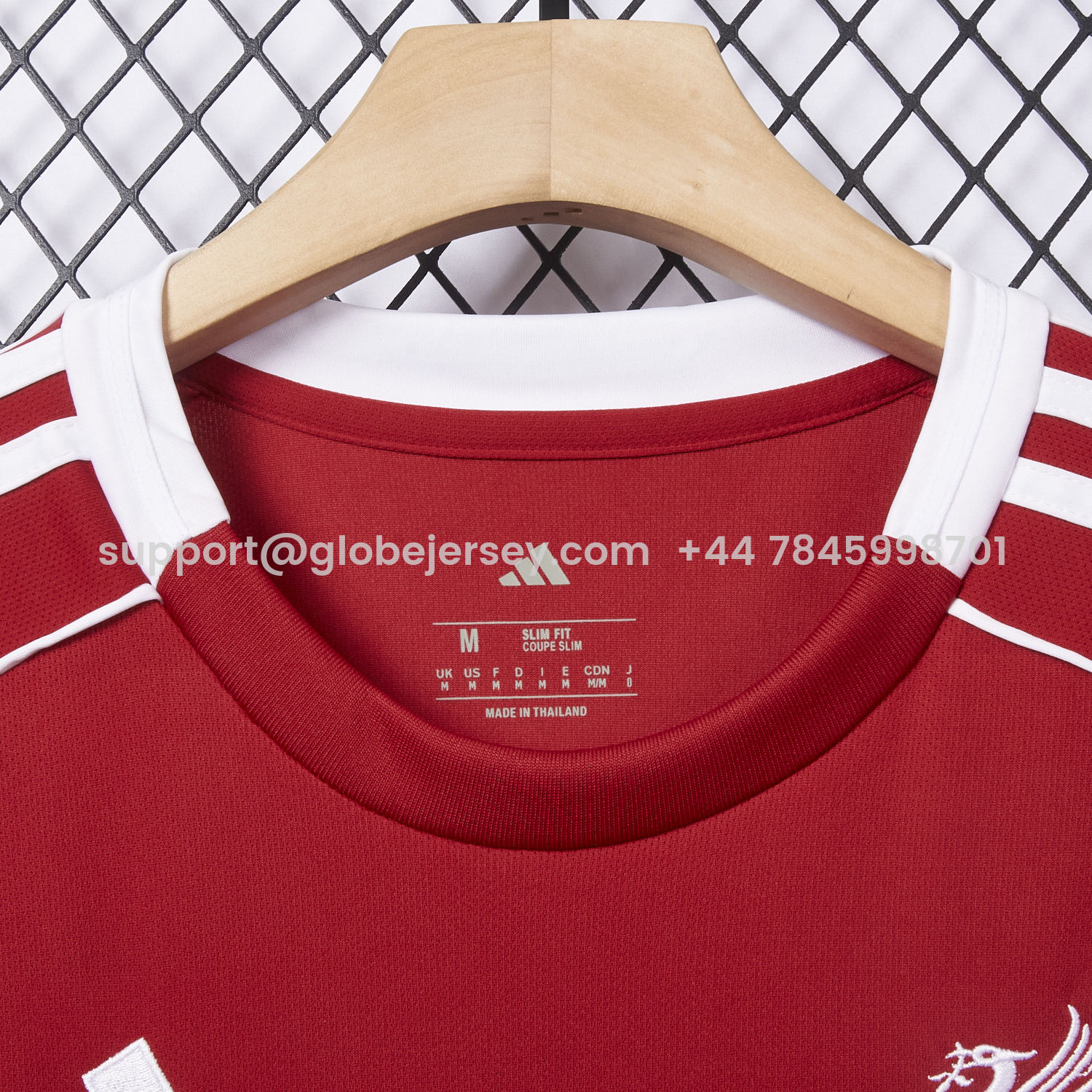 GlobeJersey-Liver.pool 25-26 Home Jersey - Fans Version