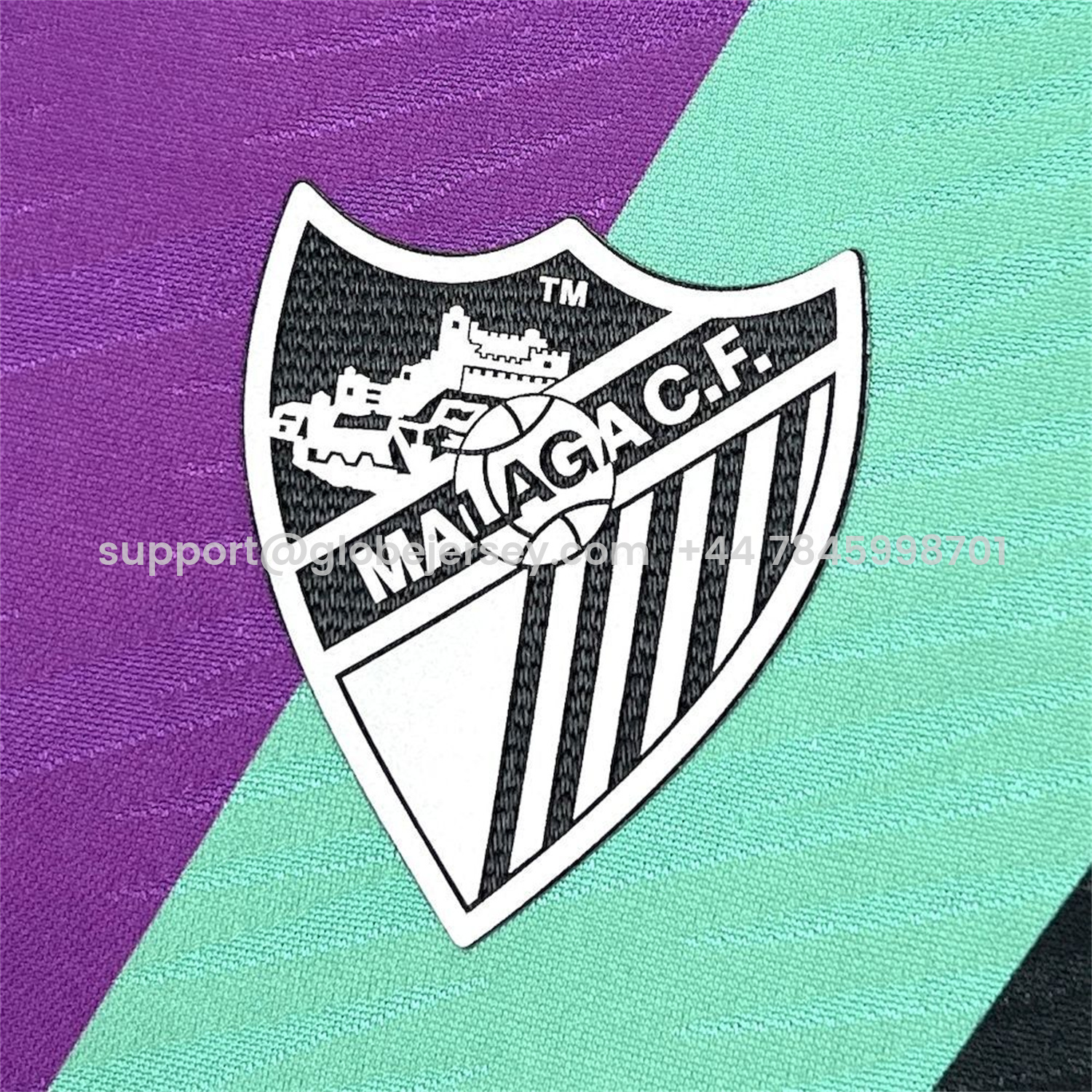 GlobeJersey-Malaga 25-26 Away Black Jersey - Fans Version