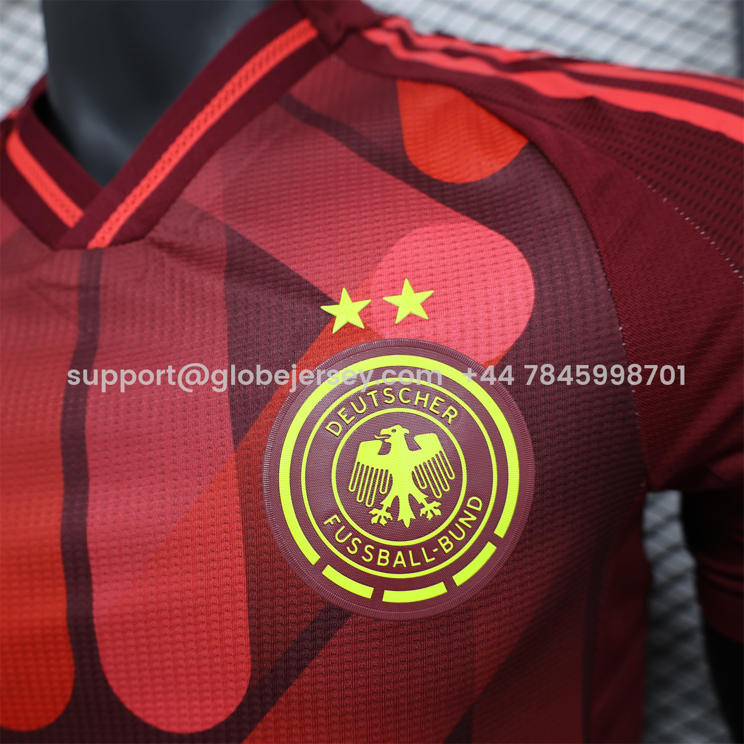 GlobeJersey-Germany 2025 Women's Euro Away Jersey - Men's Player Version