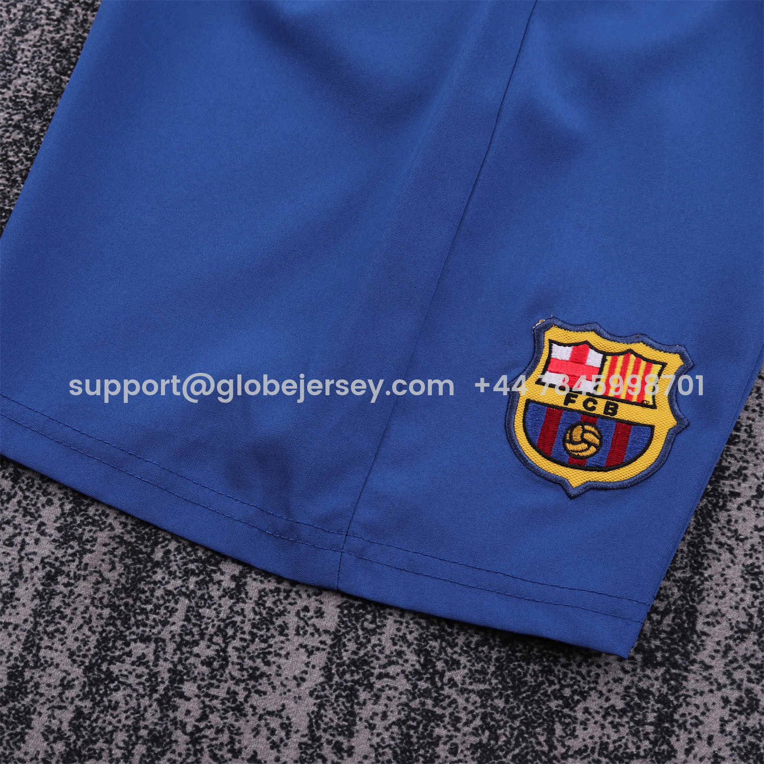 GlobeJersey-Retro Barcelona 2003-04 Home Kids Kit