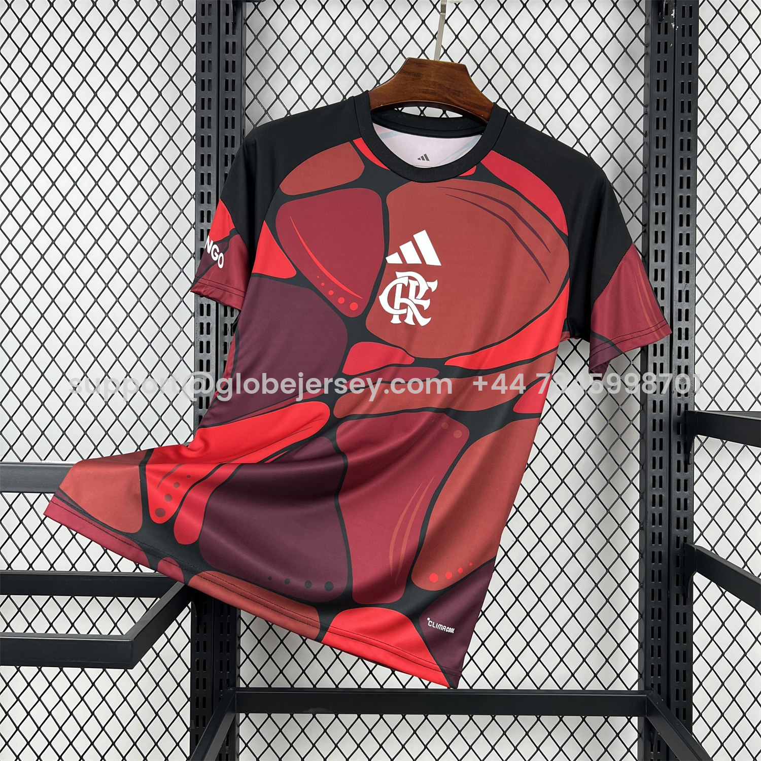 GlobeJersey-Flamengo 26-27 Red Pre-Match Jersey - Fans Version