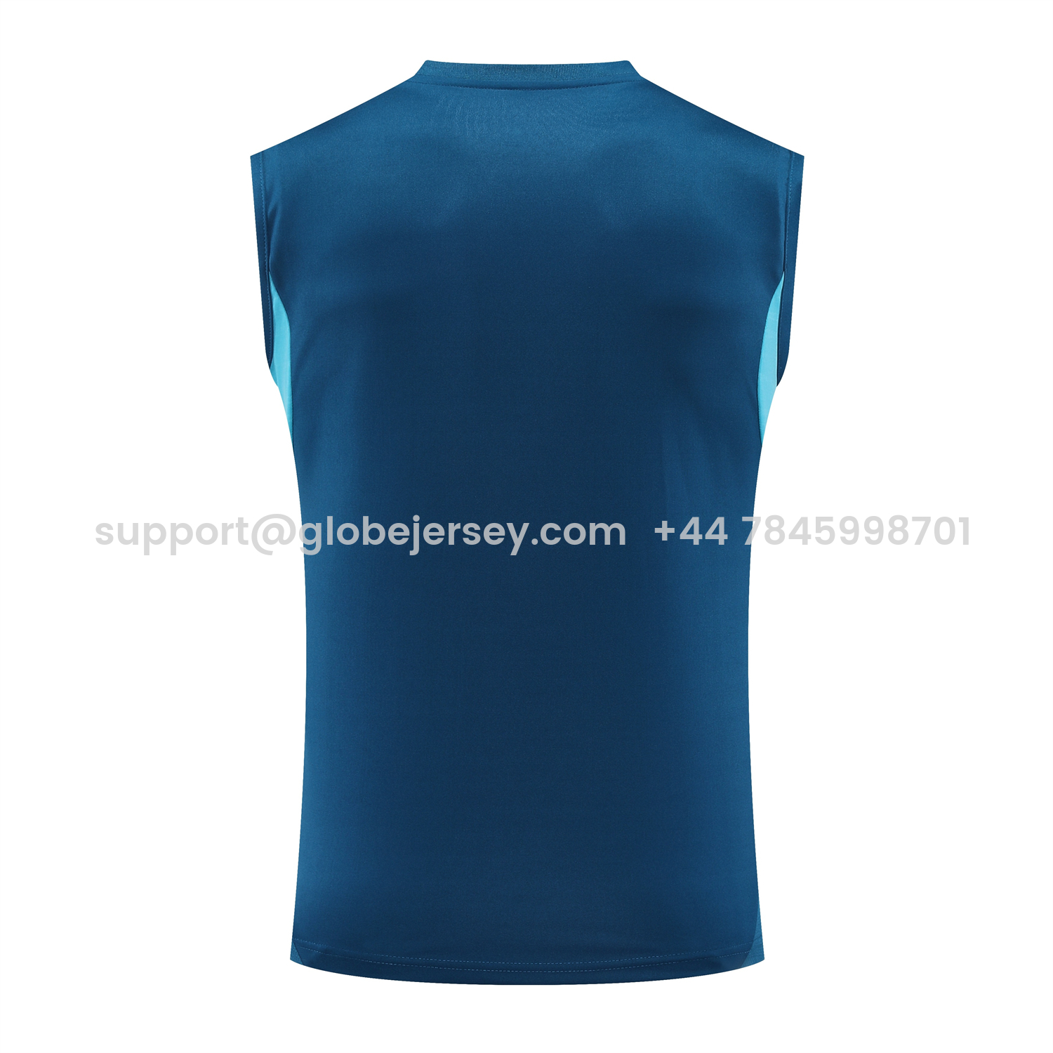 GlobeJersey-Club América 25-26 Short-Sleeve Training Set - Royal Blue With Light Blue Accents Top & Pants