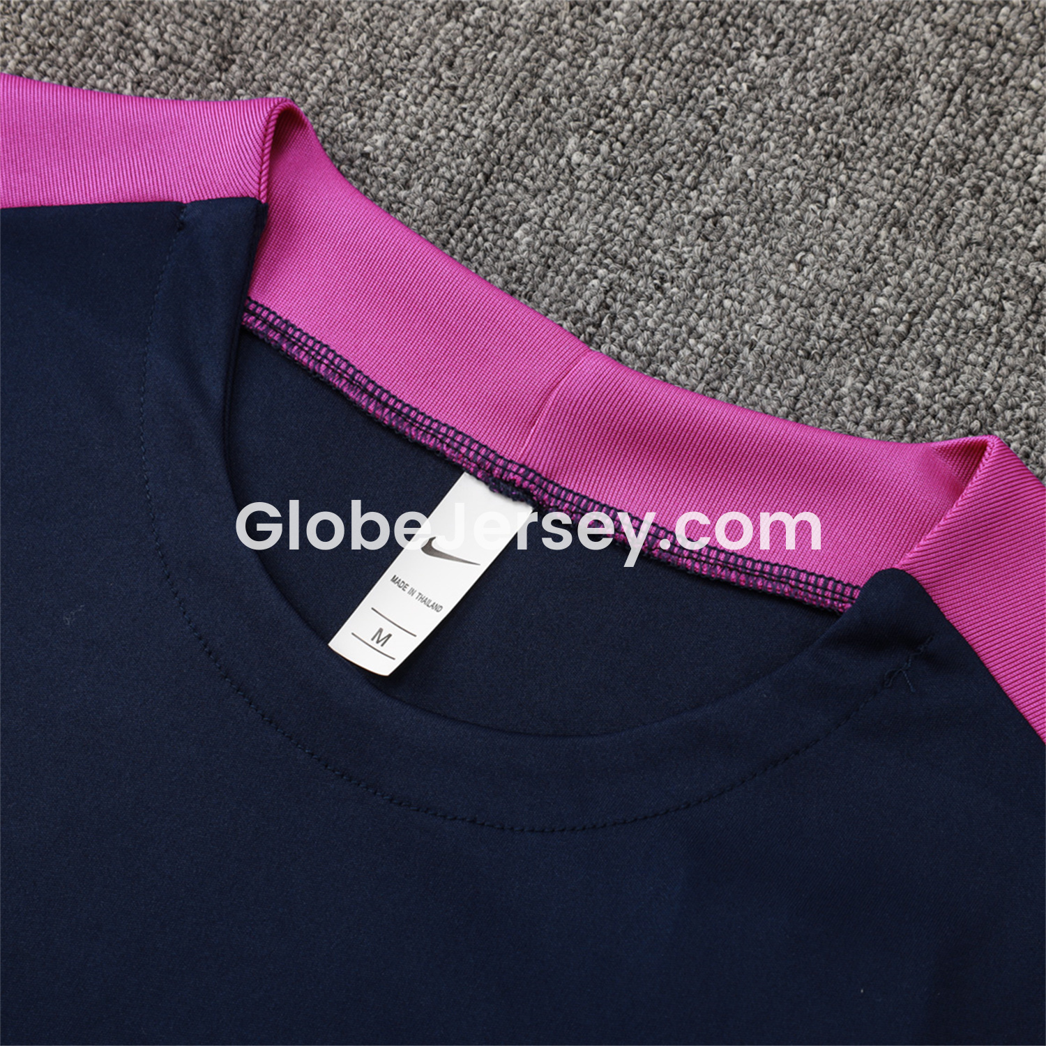 GlobeJersey-Barcelona 25-26 Vest Training Set - Deep Blue Black Vest and Shorts