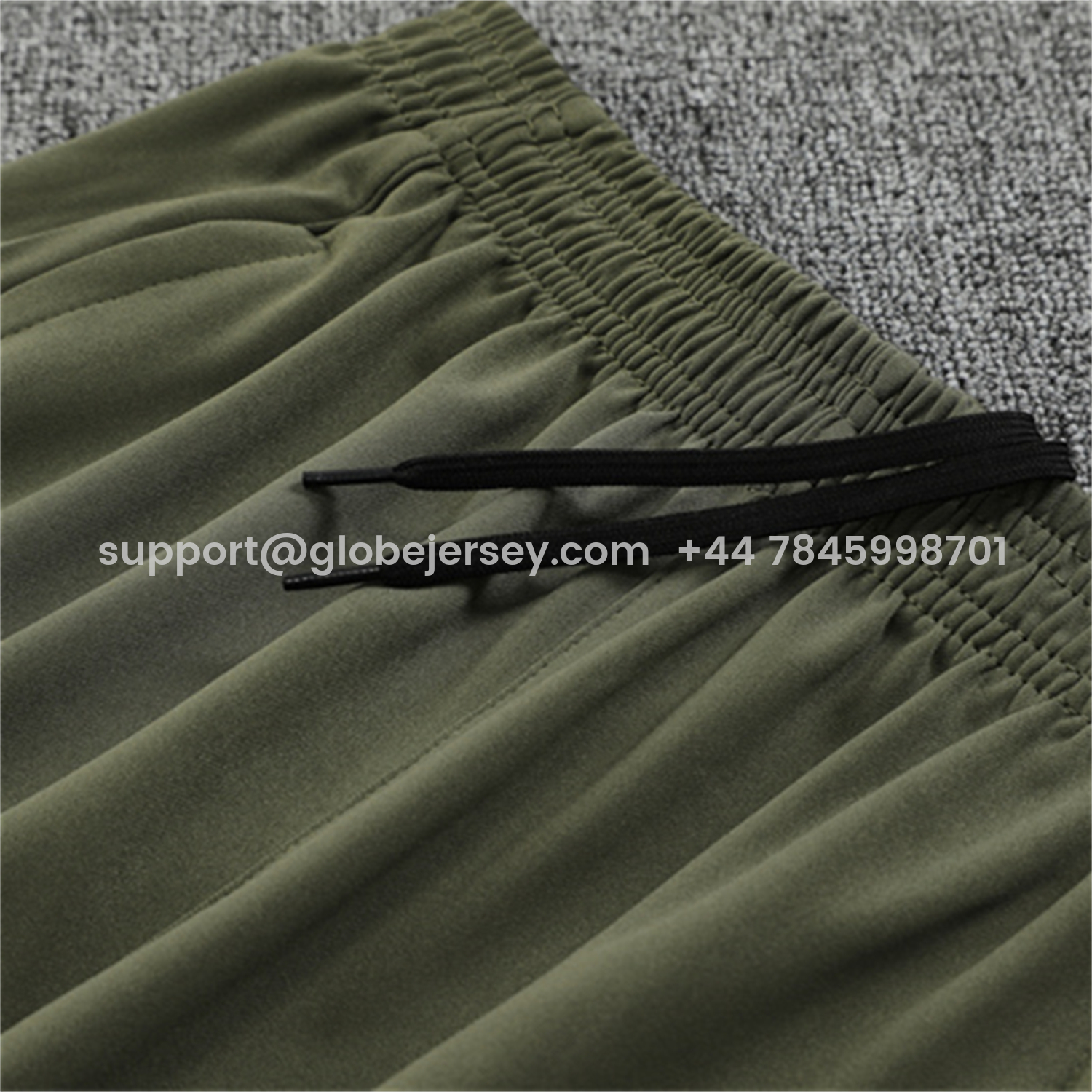 GlobeJersey-Real Madrid 25-26 Long Sleeve Training Set - Army Green Top & Pants