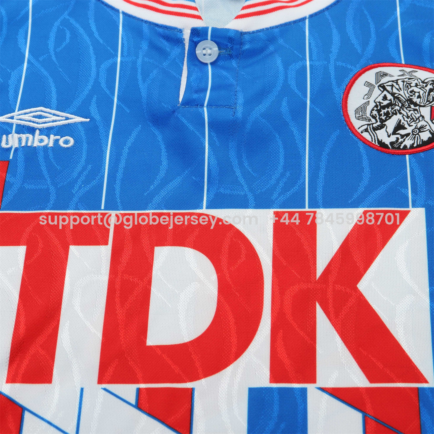 GlobeJersey-Retro Ajax 1989-90 Away Kids Kit