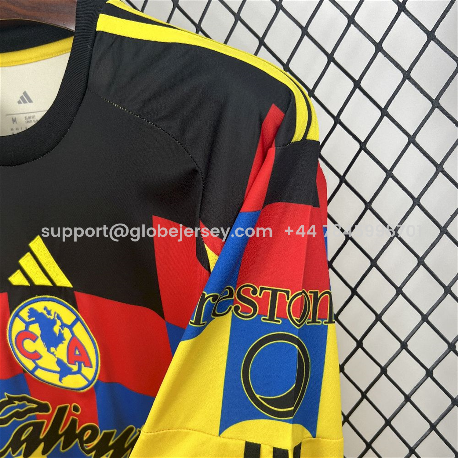 GlobeJersey-Club América 25-26 Home Yellow Long Sleeves Jersey - Fans Version
