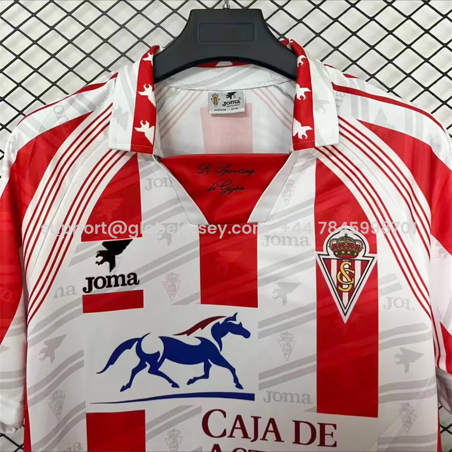 GlobeJersey-Retro Sporting de Gijon 1995-96 Home Jersey