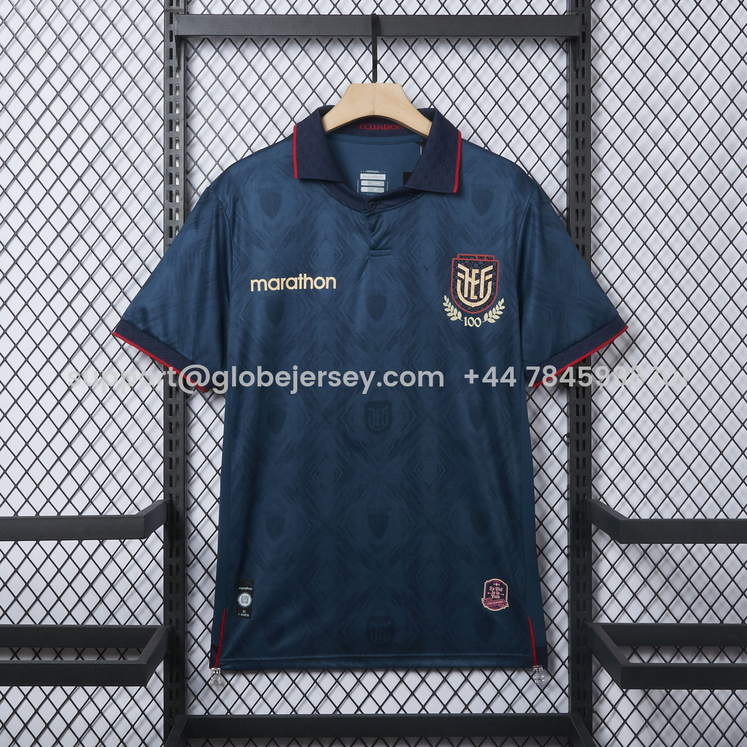 GlobeJersey-Ecuador 2025 Centenary Away Jersey - Fans Version