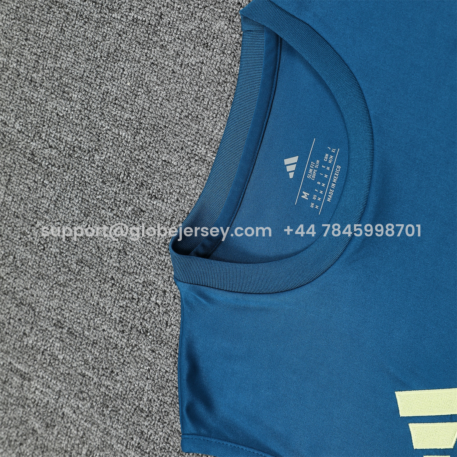 GlobeJersey-Club América 25-26 Short-Sleeve Training Set - Royal Blue With Light Blue Accents Top & Pants