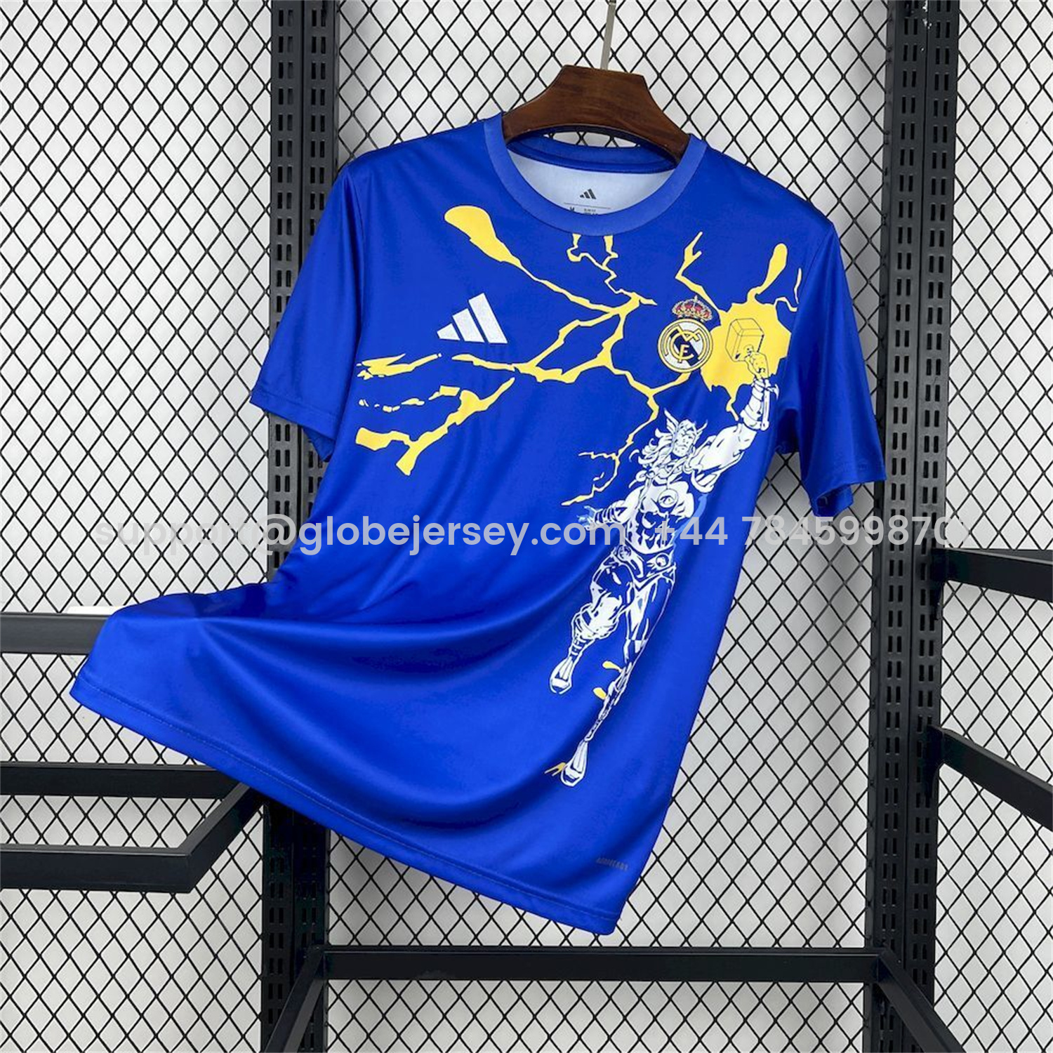 GlobeJersey-Real Madrid 25-26 Comics Blue Special Jersey - Fans Version