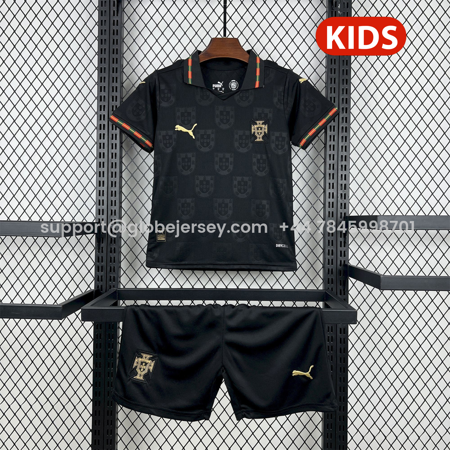 GlobeJersey-Portugal 2026 Away Kids Kit