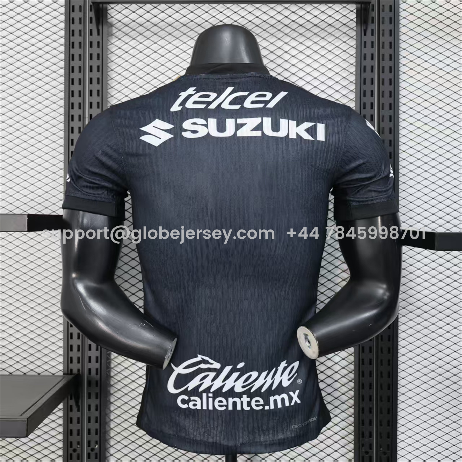 GlobeJersey-Pumas UNAM 25-26 Black Goalkeeper Jersey - Player Version