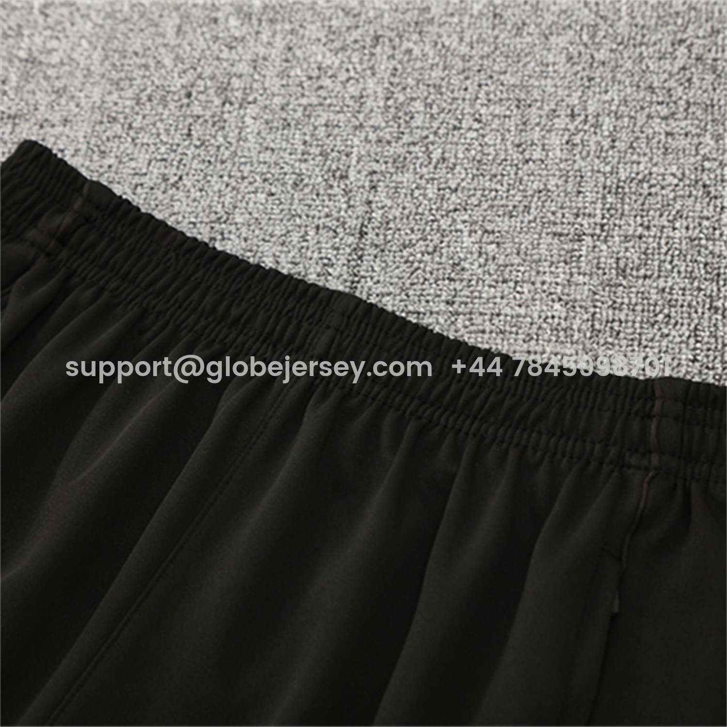 GlobeJersey-Liver.pool 25-26 Kids Long Sleeve Training Set - Green Top & Black Pants