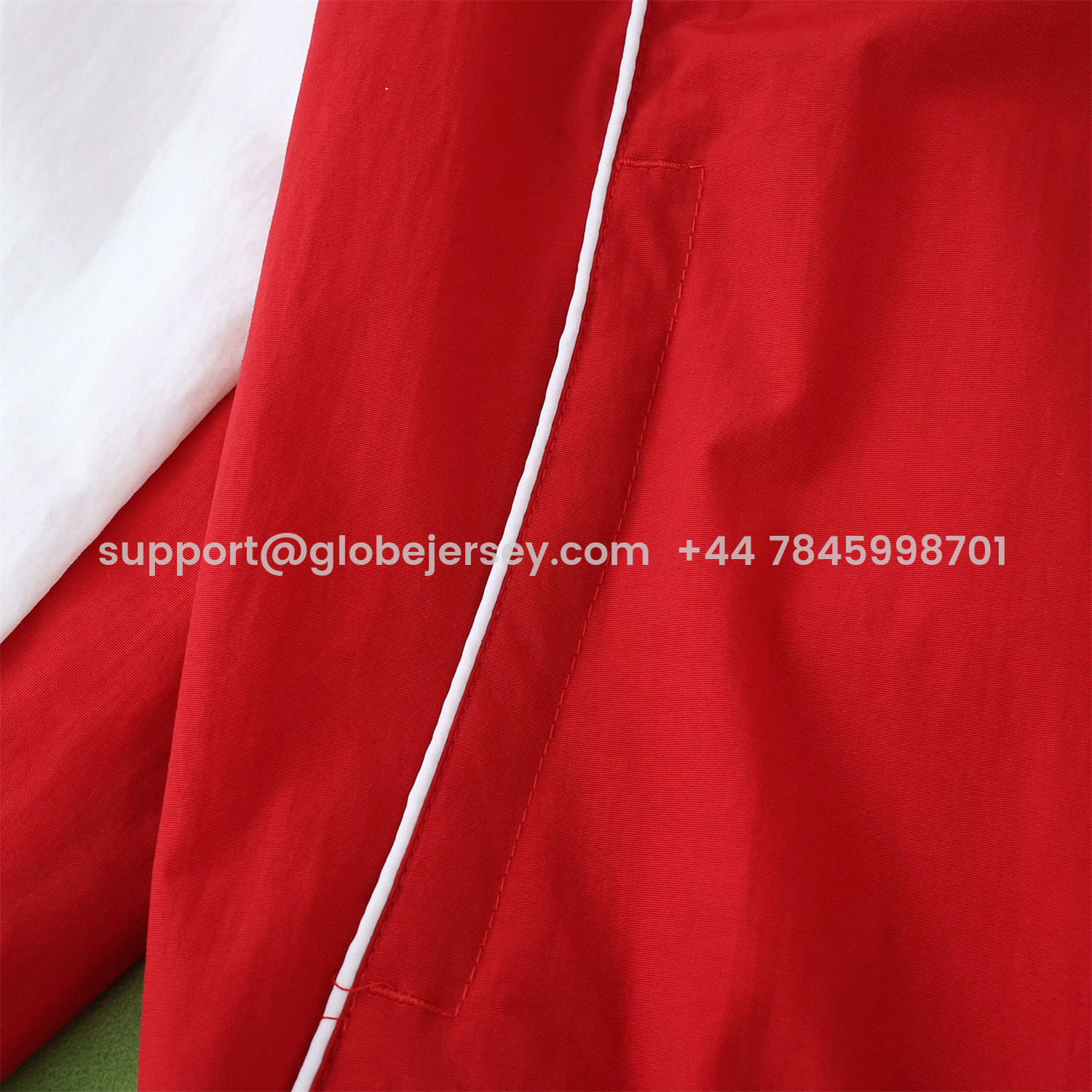 GlobeJersey-Arsenal 25-26 Throwback Windbreaker Jacket - Red