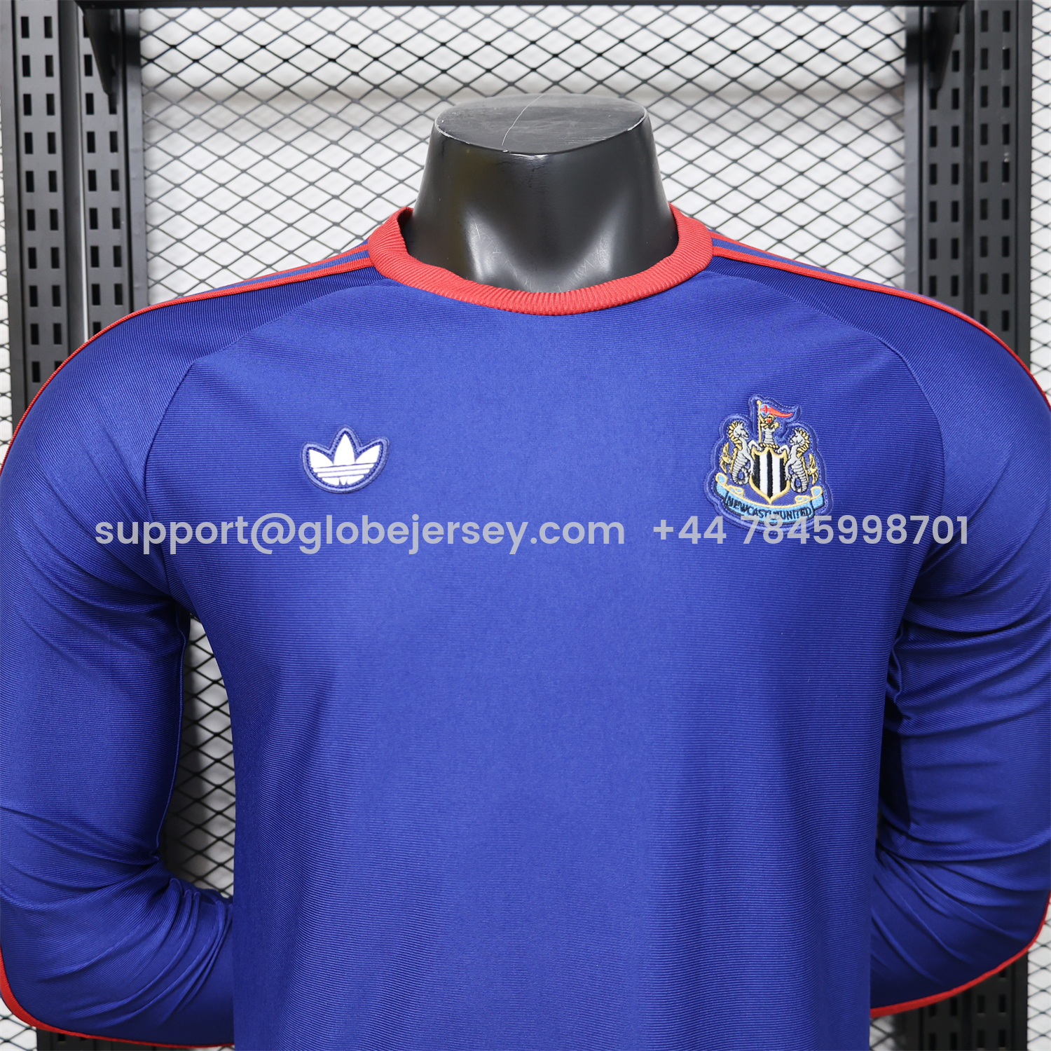 GlobeJersey-Newcastle United 25-26 Purple-Blue Casual Long Sleeves Jersey - Player Version