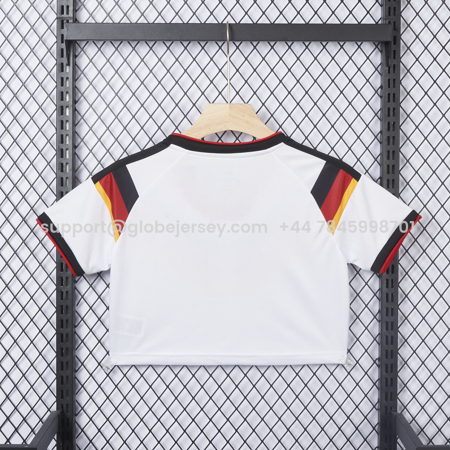 GlobeJersey-Women's Germany 2026 Home Cropped Jersey