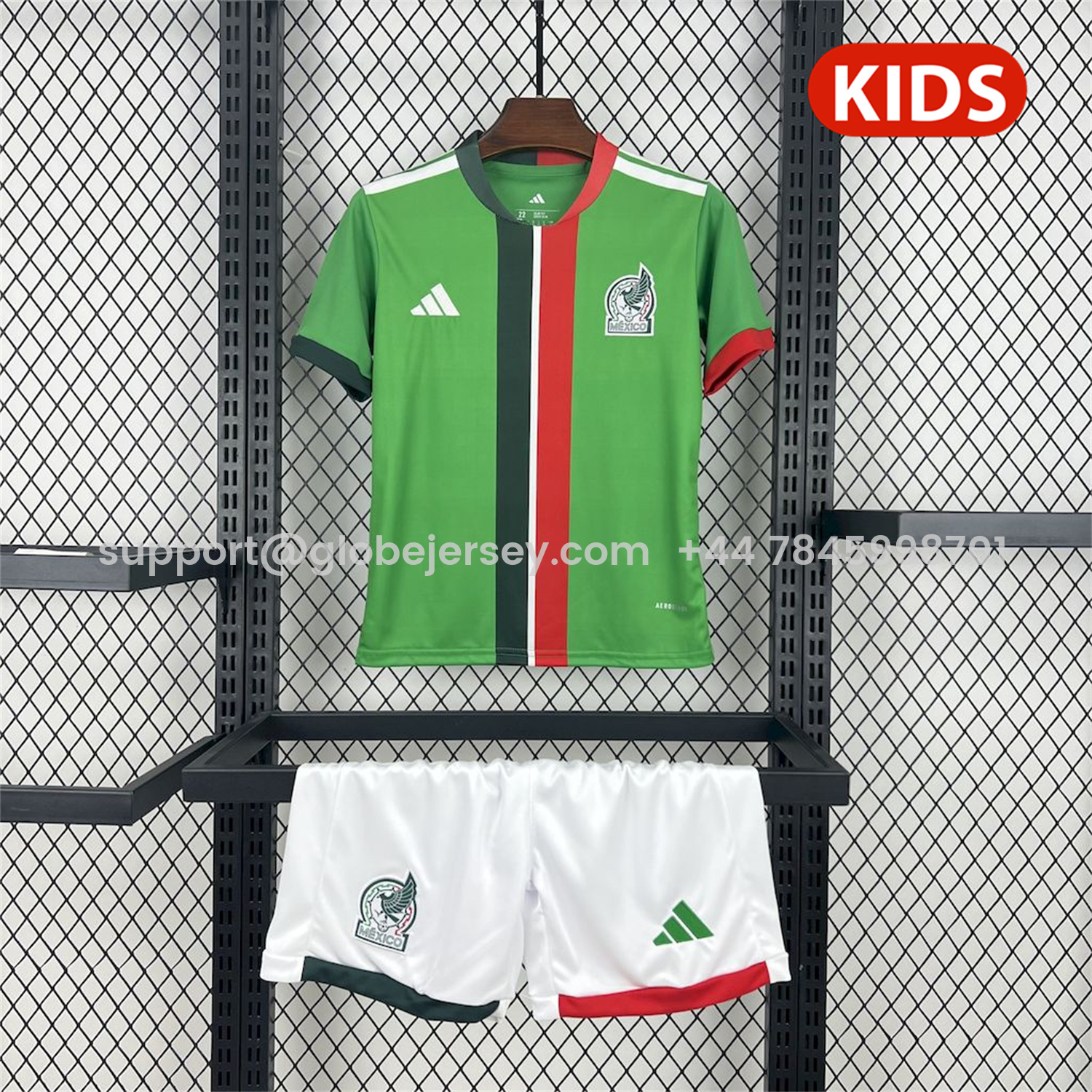 GlobeJersey-Mexico 25-26 Home Kids Kit