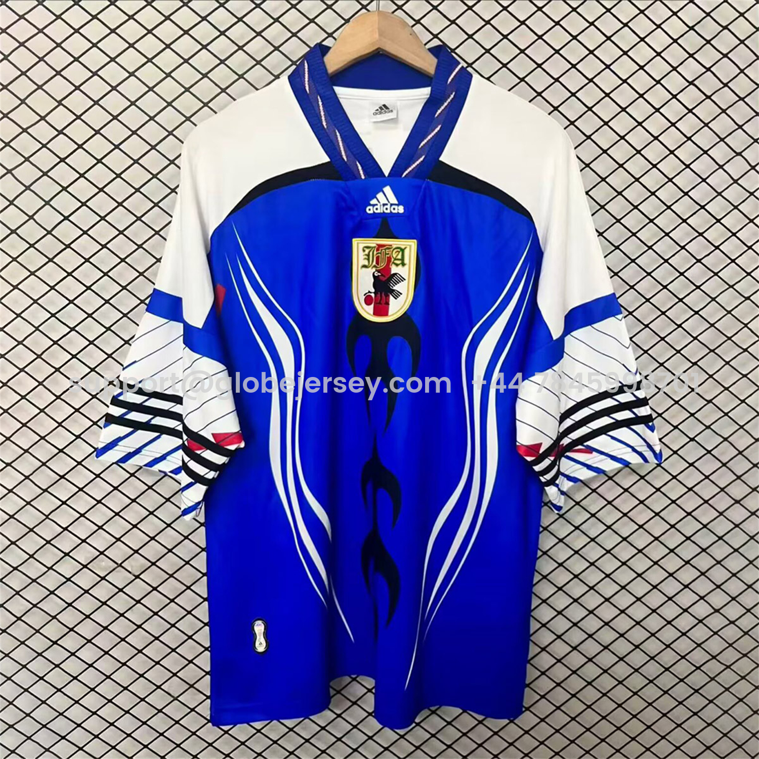 GlobeJersey-Japan 2026 Retro Style Blue Jersey - Fans Version
