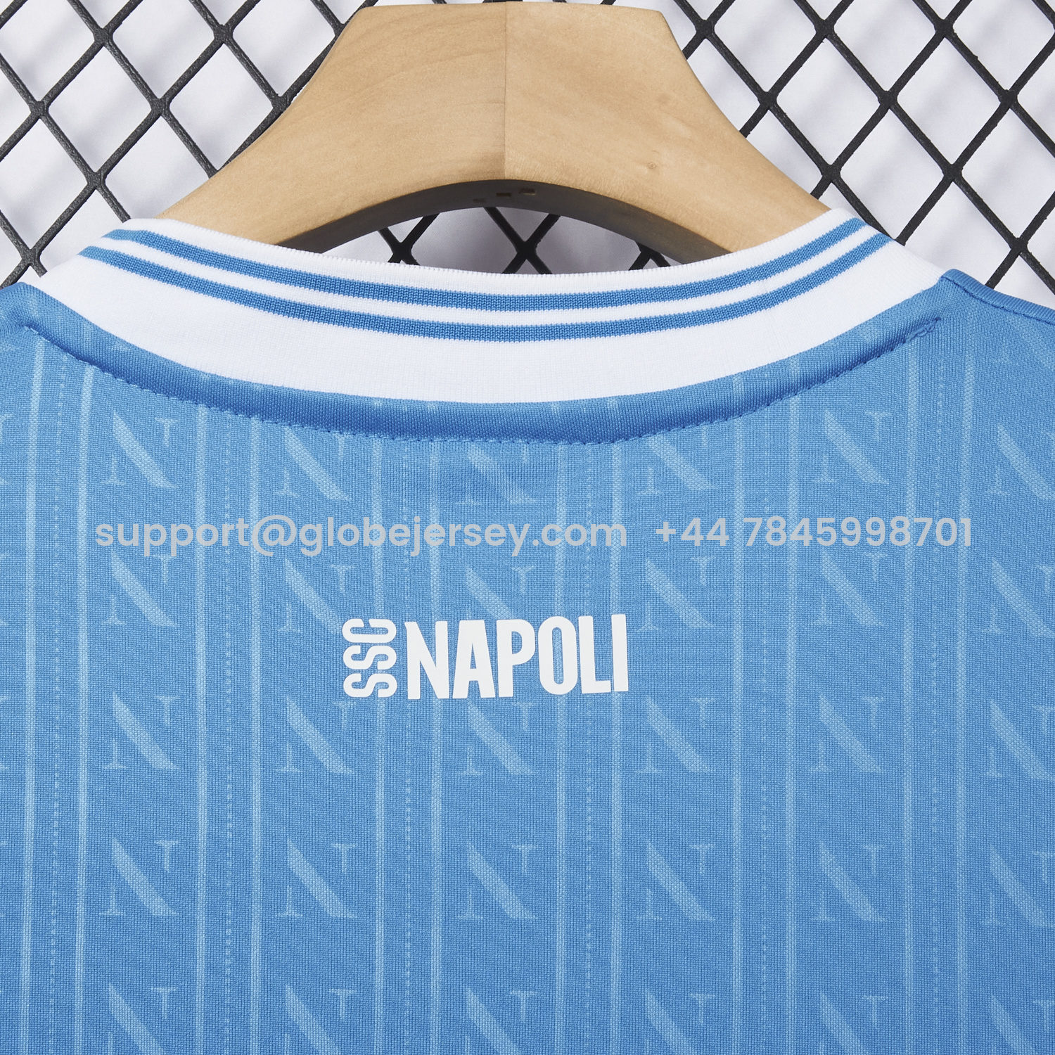 GlobeJersey-Napoli 25-26 European Home Blue Jersey - Fans Version