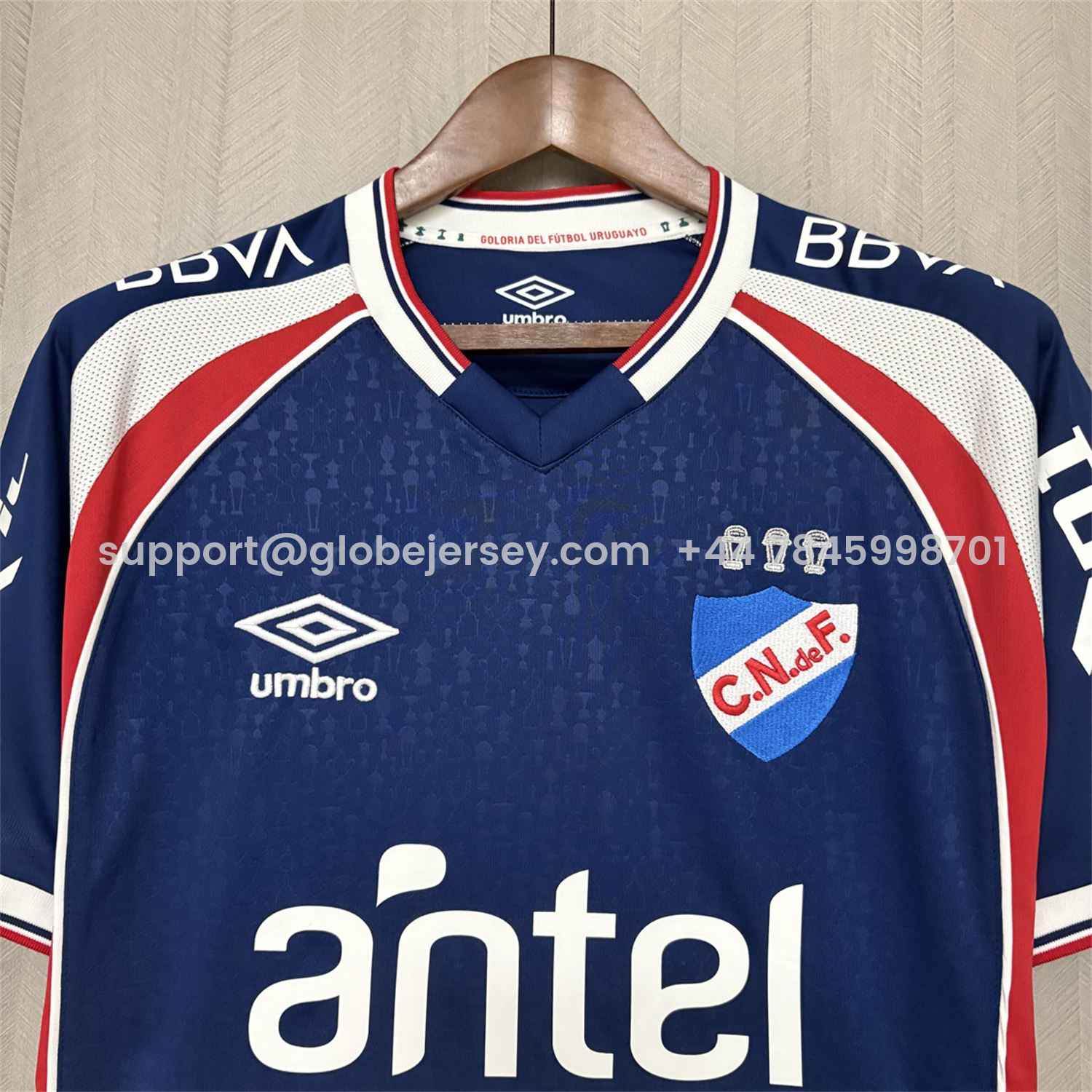 GlobeJersey-Uruguay Nacional Club Nacional de Football 26-27 Blue Goalkeeper Jersey - Fans Version