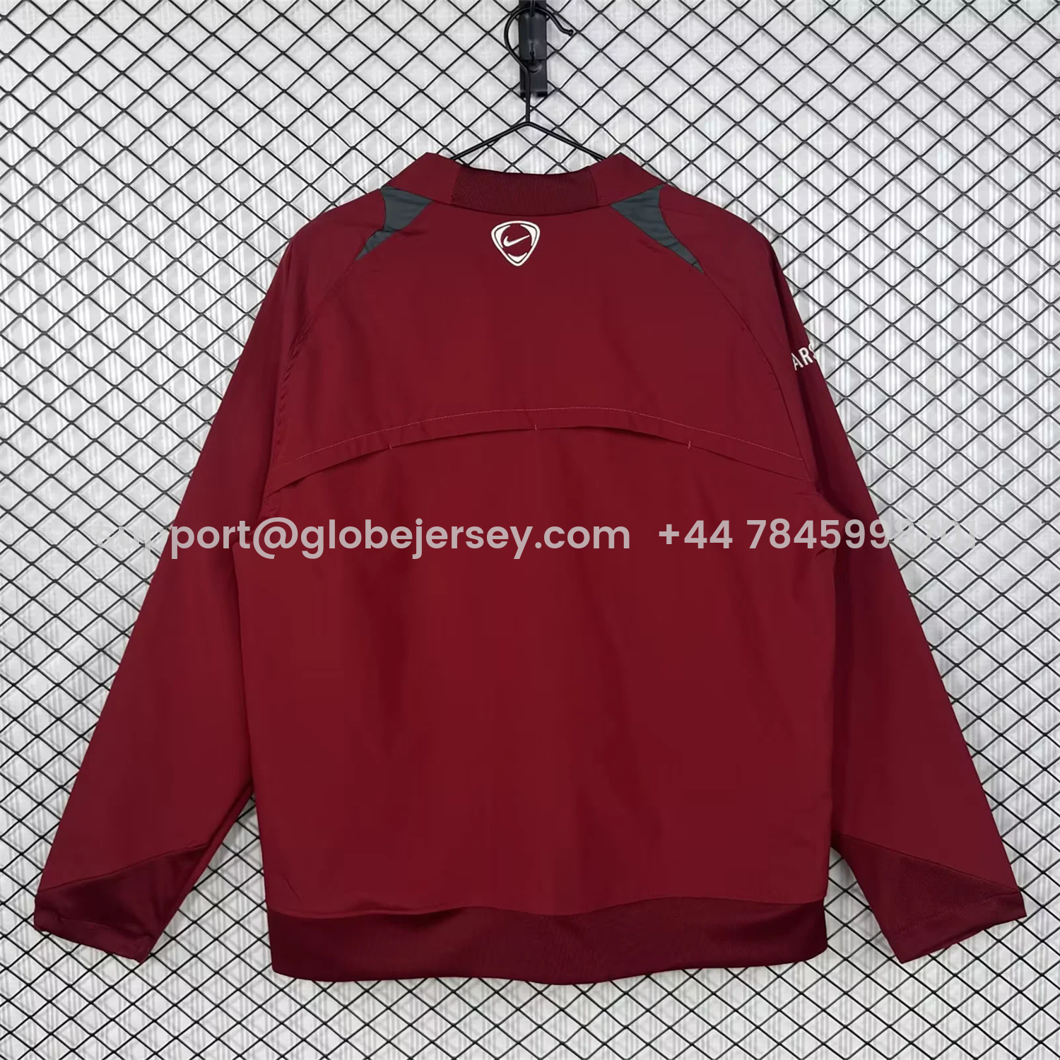 GlobeJersey-Retro Arsenal 2005-06 Home Windbreaker Jacket - Red