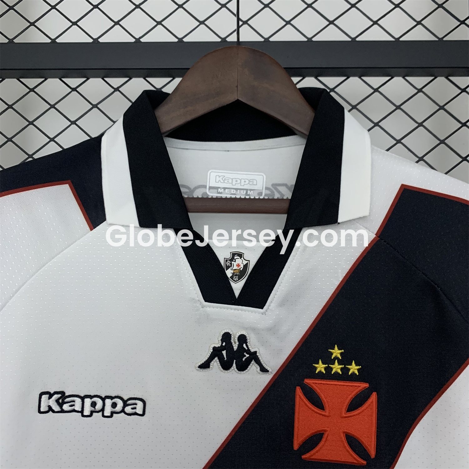 GlobeJersey-Retro Vasco da Gama 1997 White Jersey