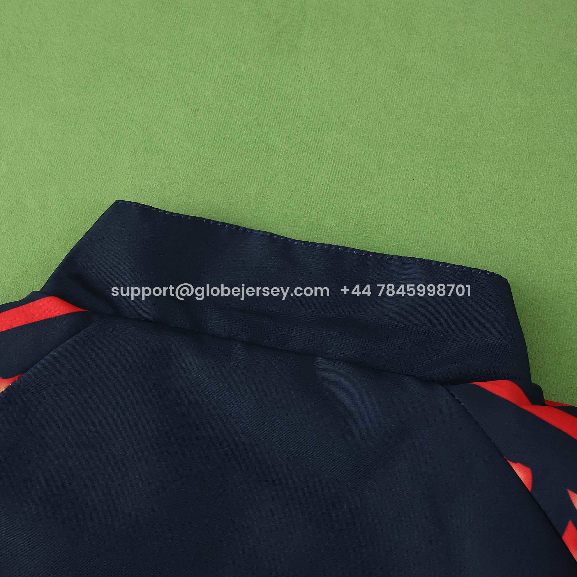 GlobeJersey-Club América 25-26 Throwback Double Sided Reversible Windbreaker - Blue & Black