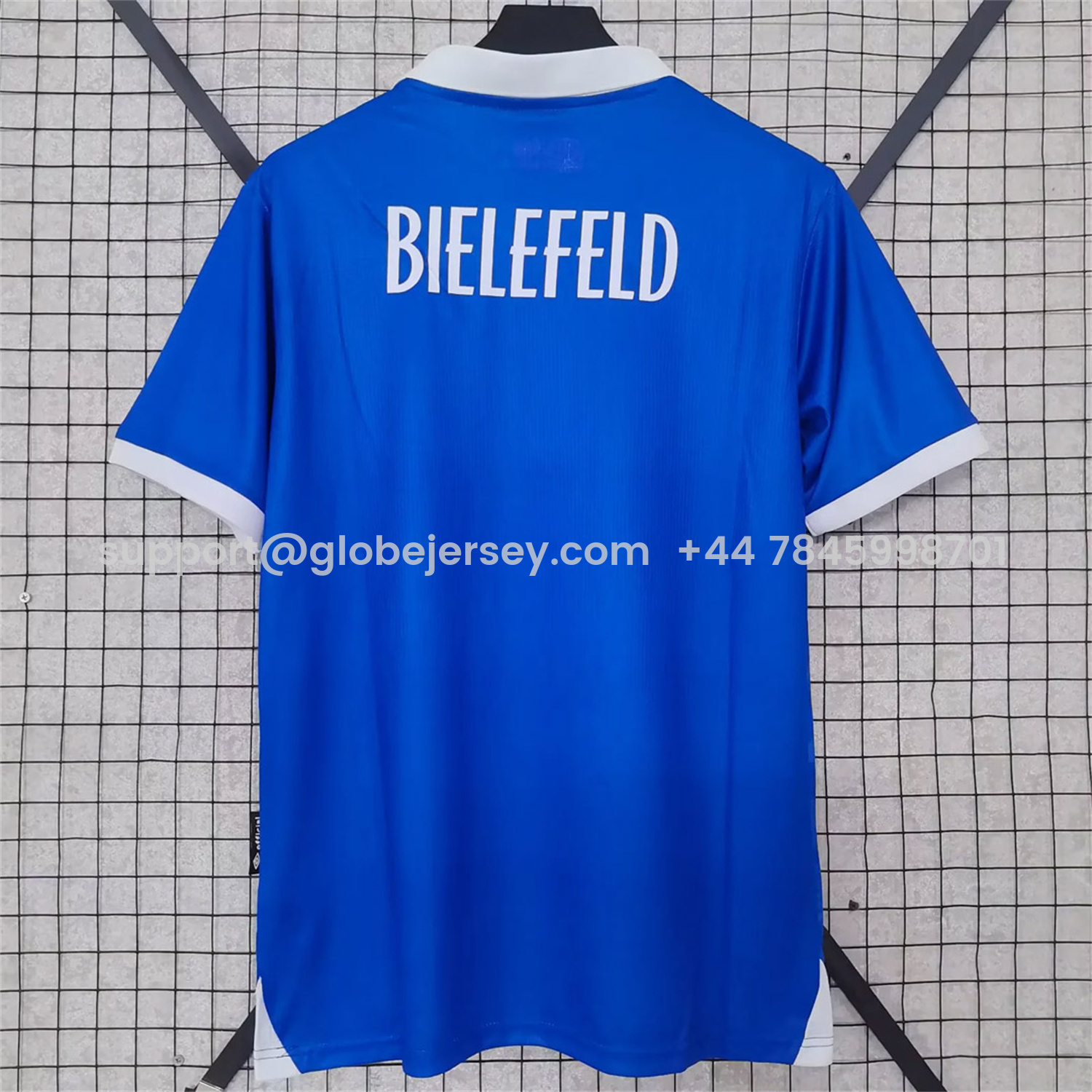 GlobeJersey-Arminia Bielefeld 25-26 Blue With White Trim Special Jersey - Fans Version