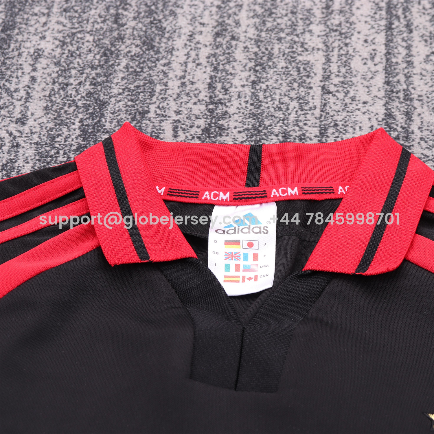 GlobeJersey-Retro AC Milan 2000-01 Third Kids Kit