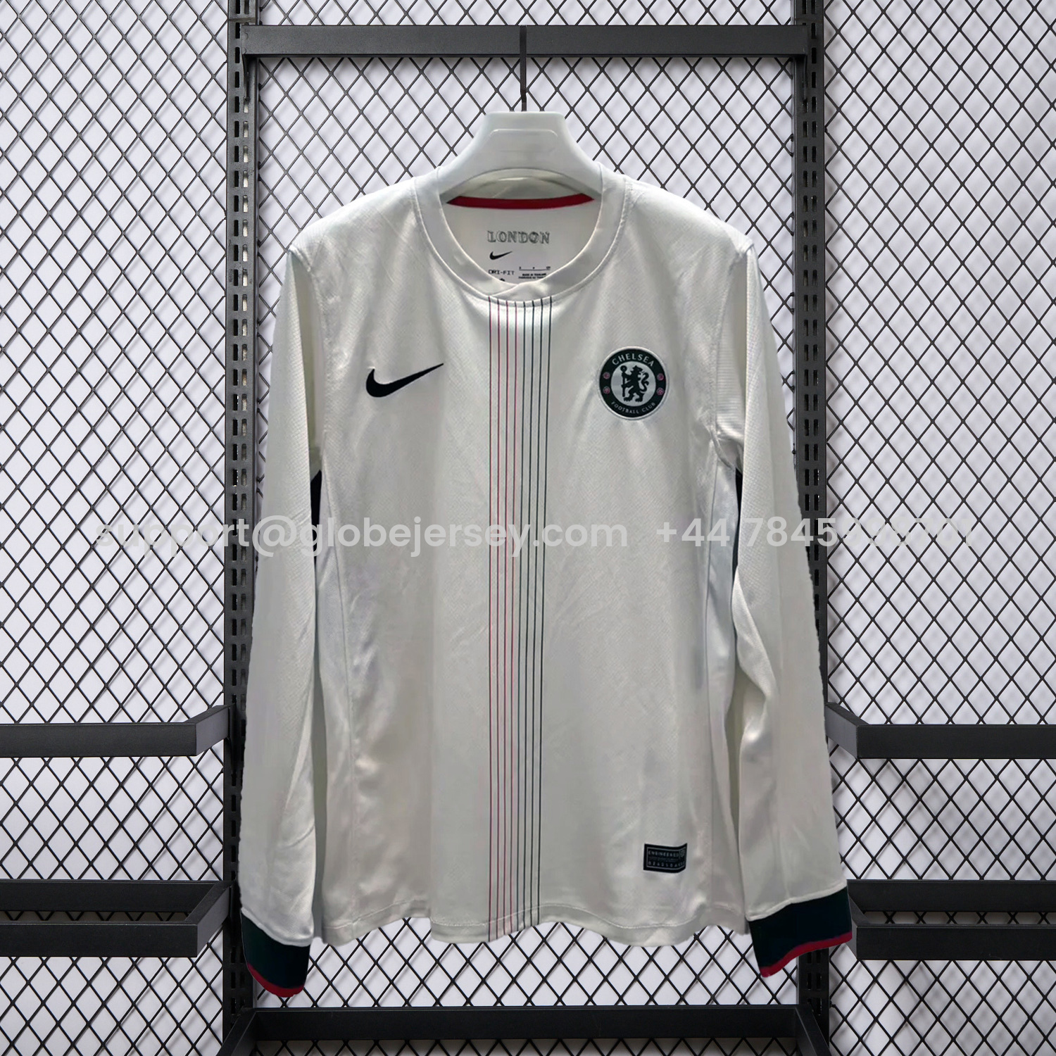 GlobeJersey-C.H.E.L.S.E.A 25-26 Away Long Sleeves Jersey - Fans Version