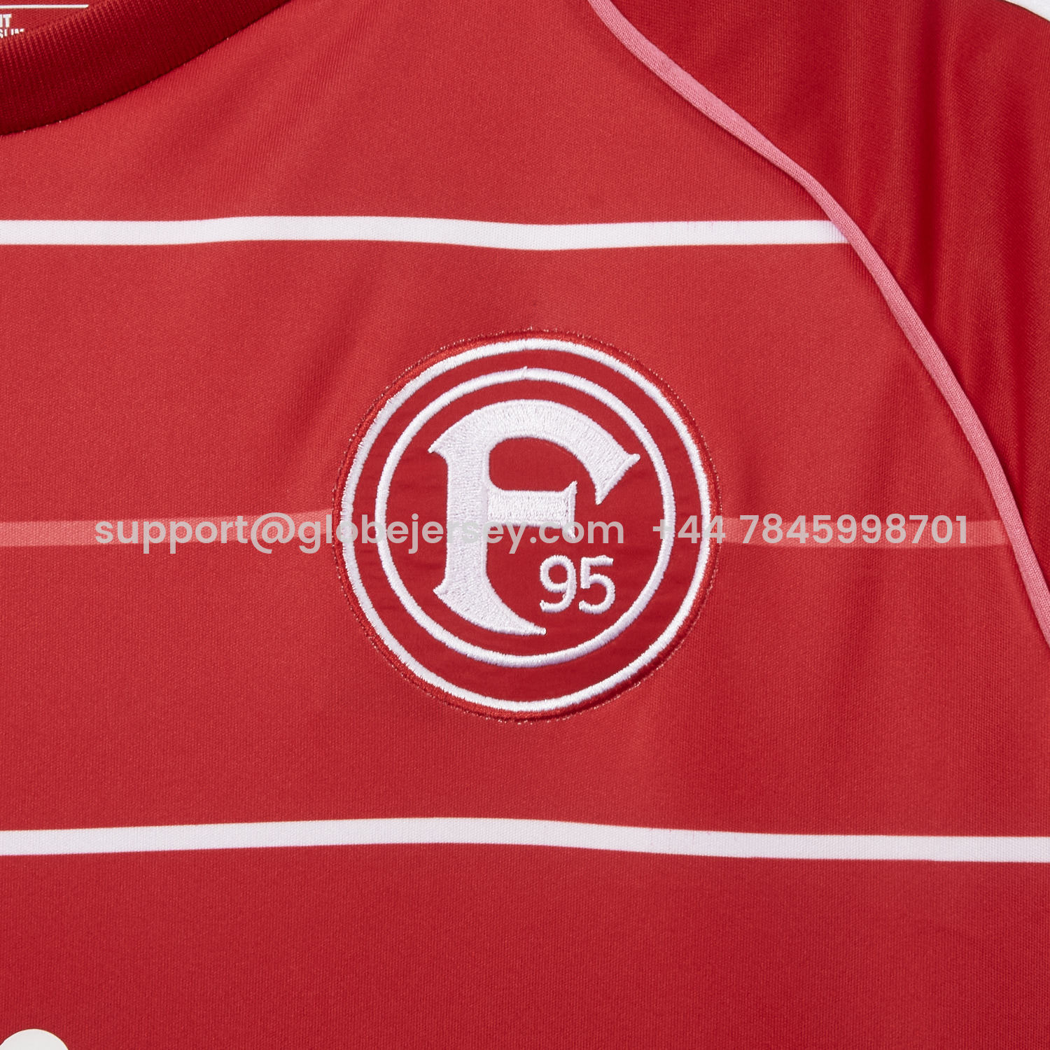 GlobeJersey-Fortuna Düsseldorf 25-26 Home Jersey - Fans Version