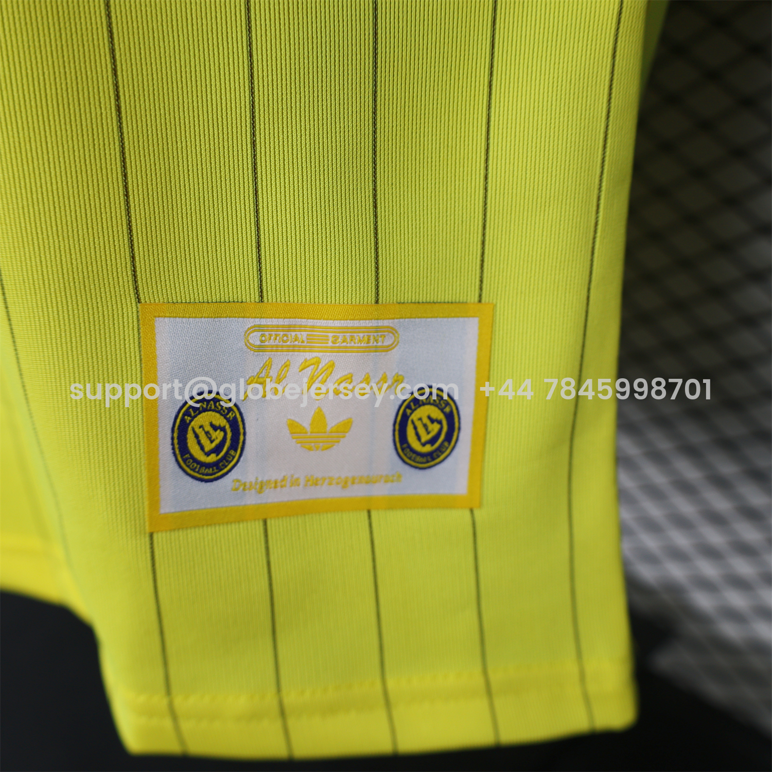 GlobeJersey-Al Nassr Riyadh Victory 25-26 Terrace Icon Retro Casual Style Yellow Jersey - Player Version