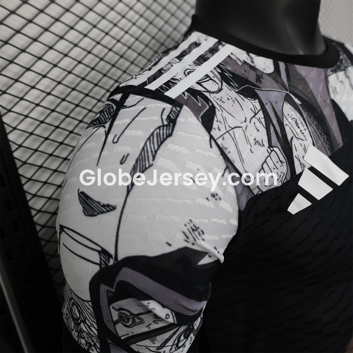 GlobeJersey-Japan 25-26 Uchiha Itachi Black & White Special Jersey - Player Version