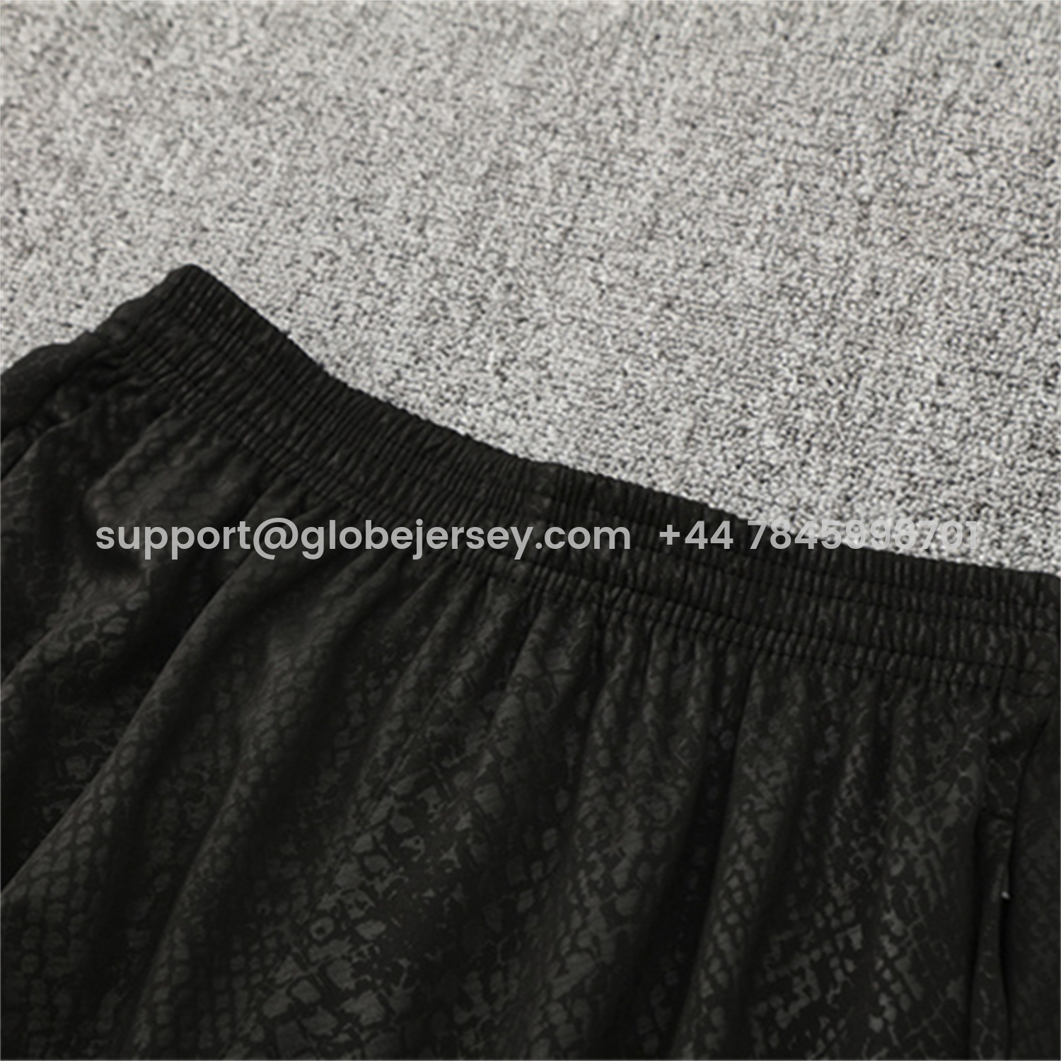 GlobeJersey-Barcelona 25-26 X KB Kids Long Sleeve Training Set - Black Top & Black Pants