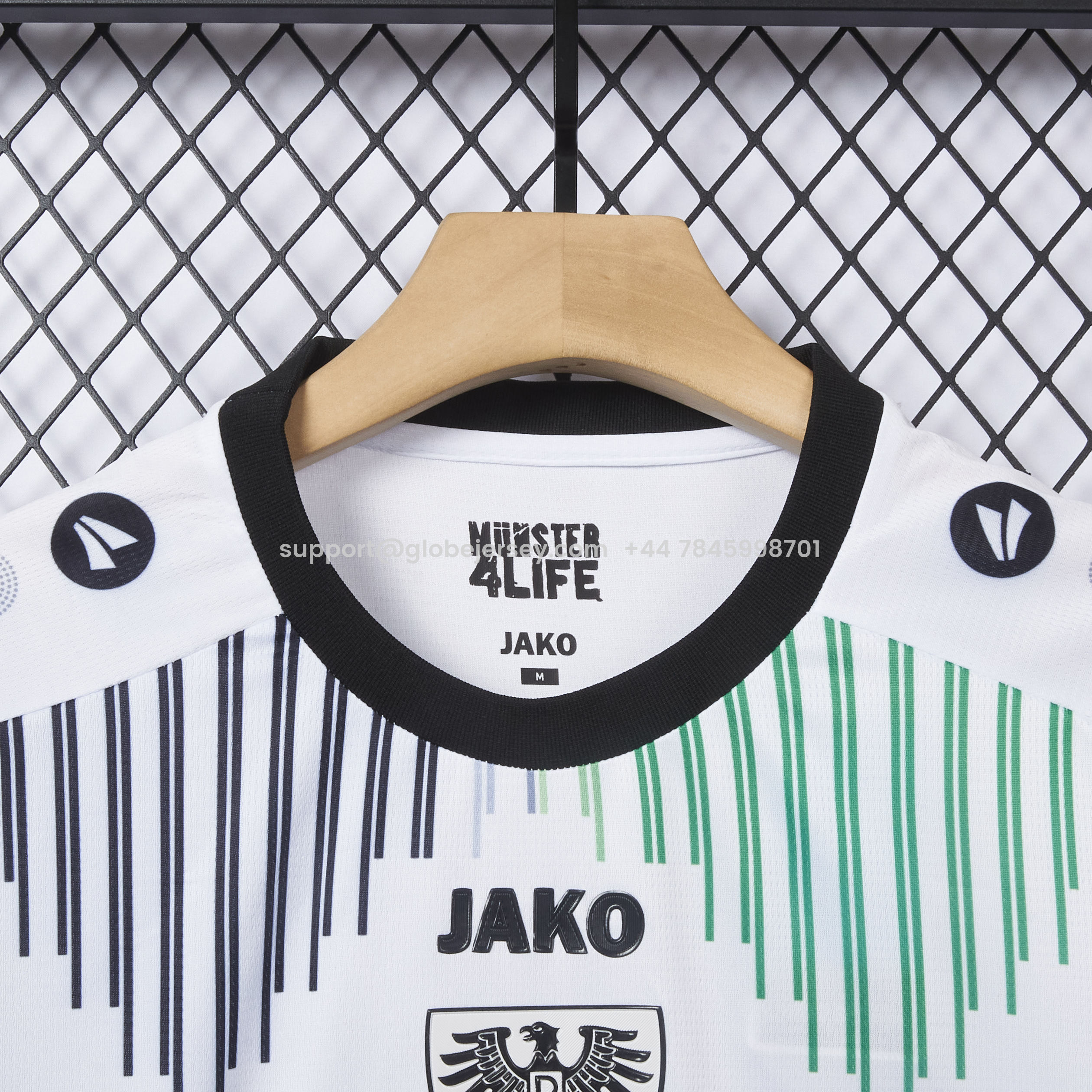 GlobeJersey-Preussen Munster 25-26 Away Jersey - Fans Version