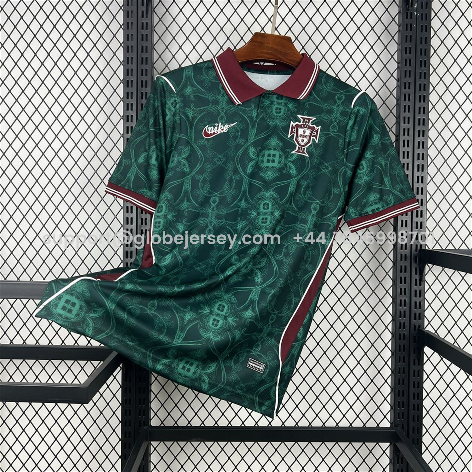 GlobeJersey-Portugal 2026 Green Special Polo Jersey - Fans Version